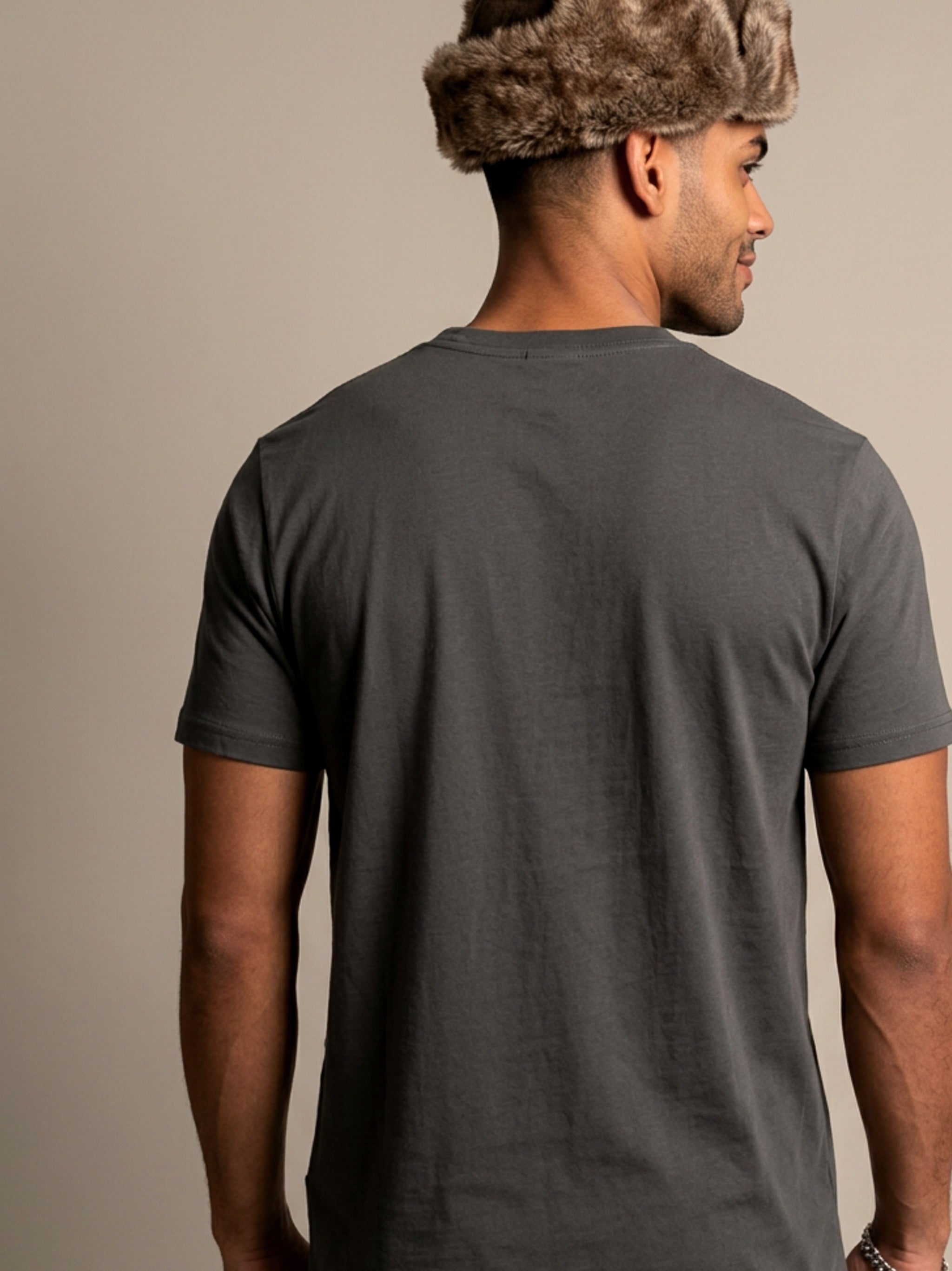 MENS 'HEALTHY ASF'  organic mid-light TEE