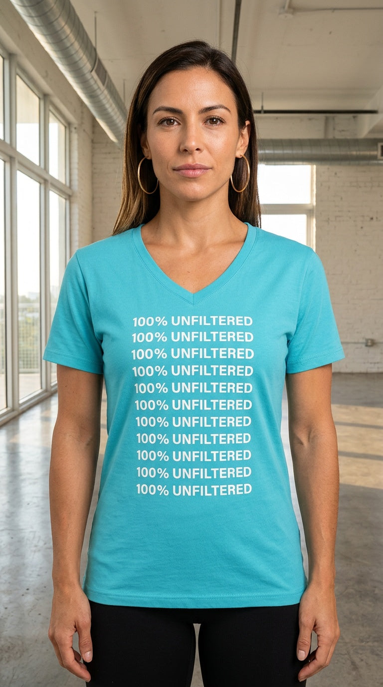 Womens ' UNFILTERED ' relaxed v-neck Tee