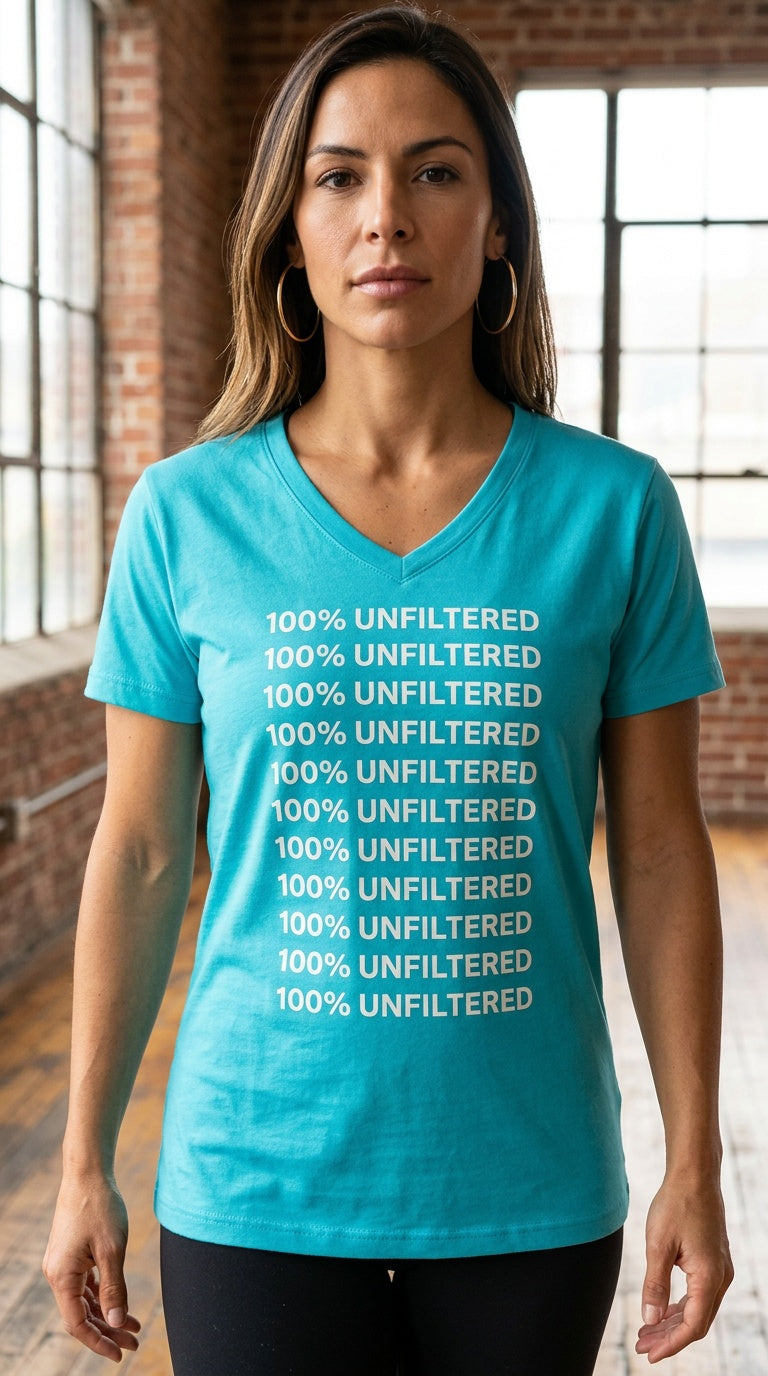 Womens ' UNFILTERED ' relaxed v-neck Tee