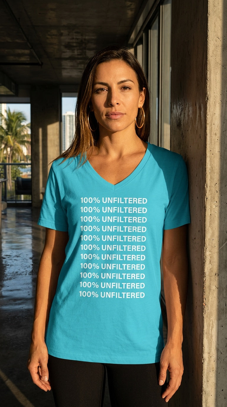 Womens ' UNFILTERED ' relaxed v-neck Tee
