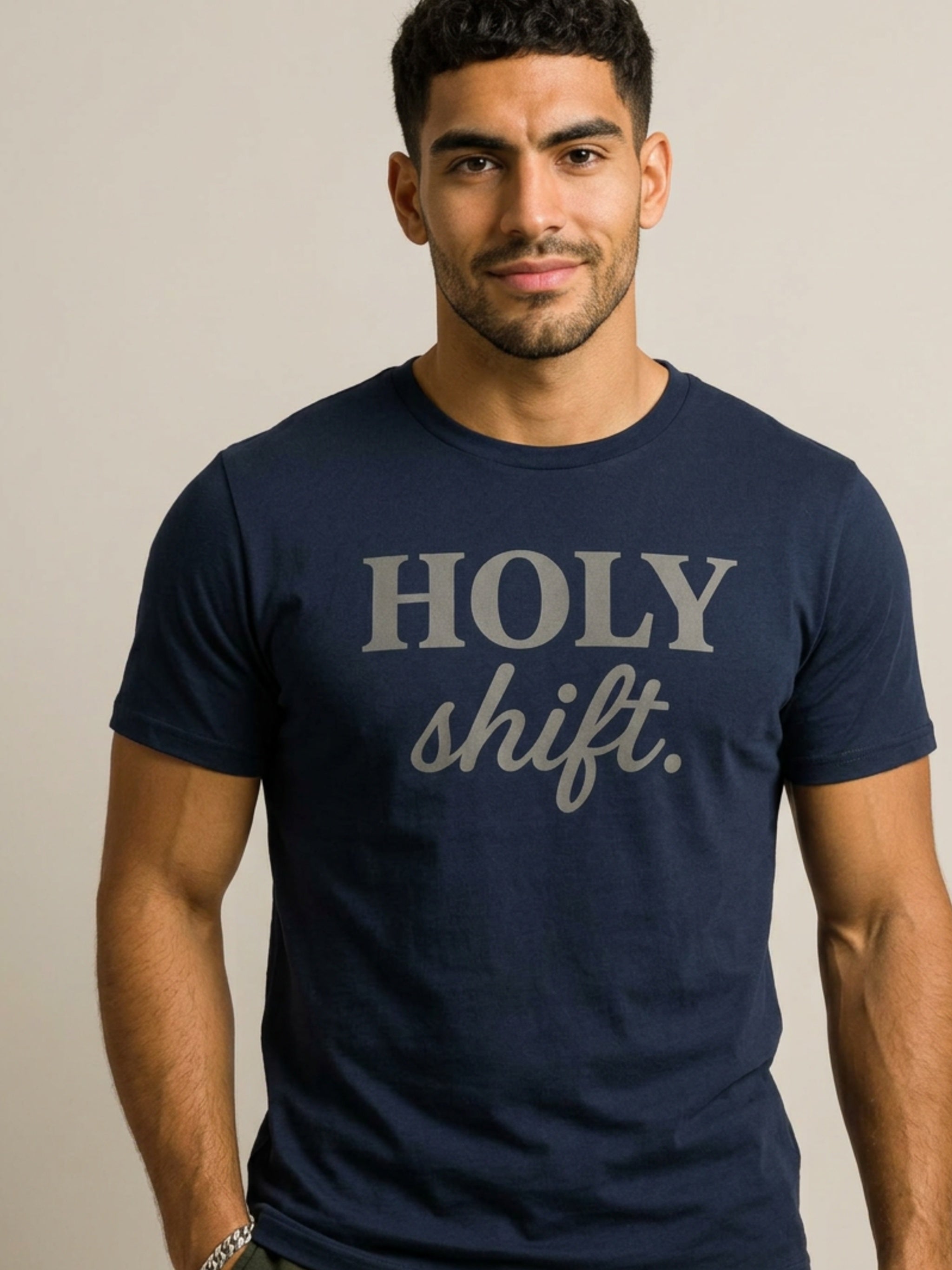 MENS 'HOLY SHIFT' organic mid-light TEE