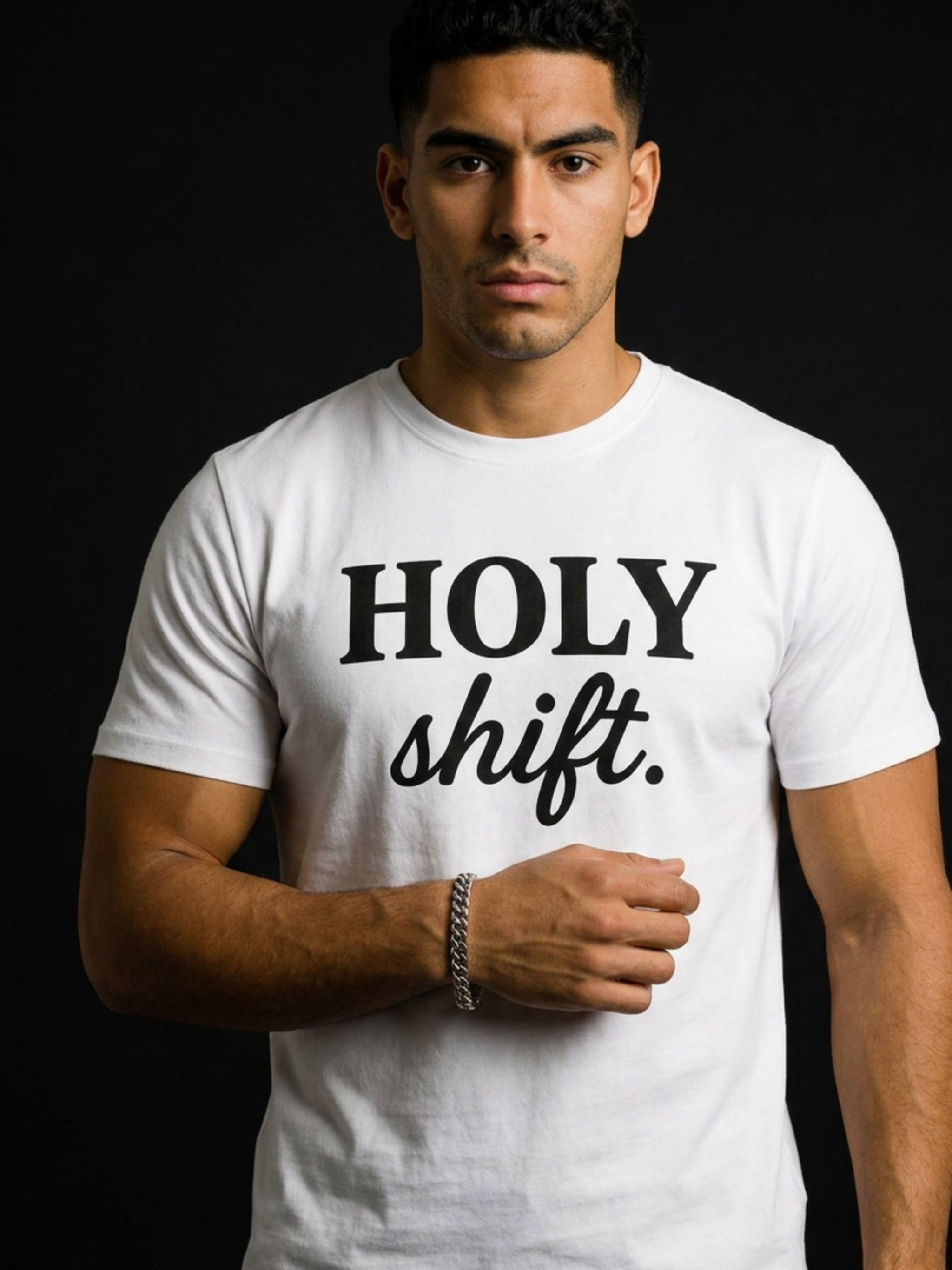 MENS 'HOLY SHIFT' organic mid-light TEE