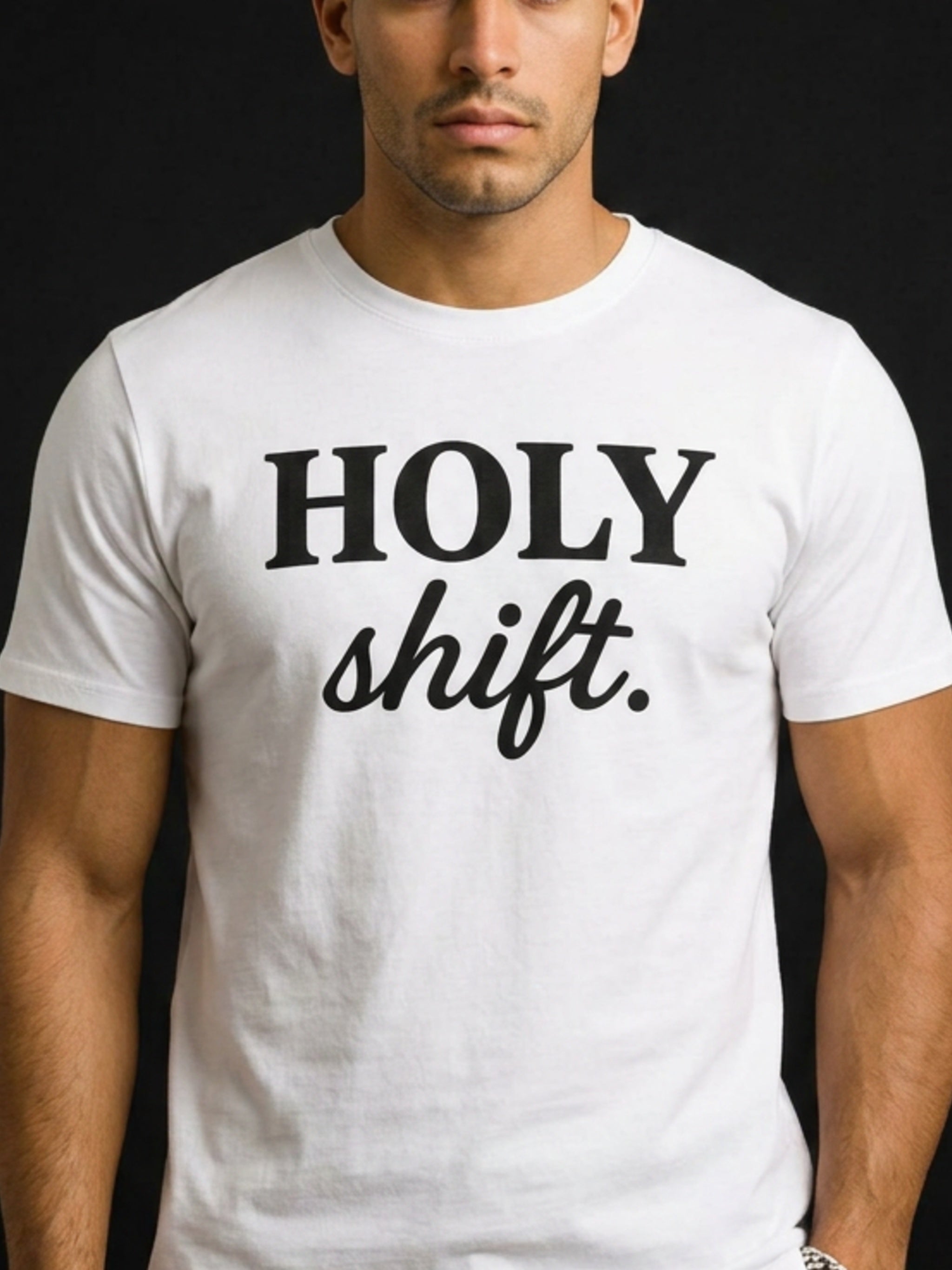 MENS 'HOLY SHIFT' organic mid-light TEE