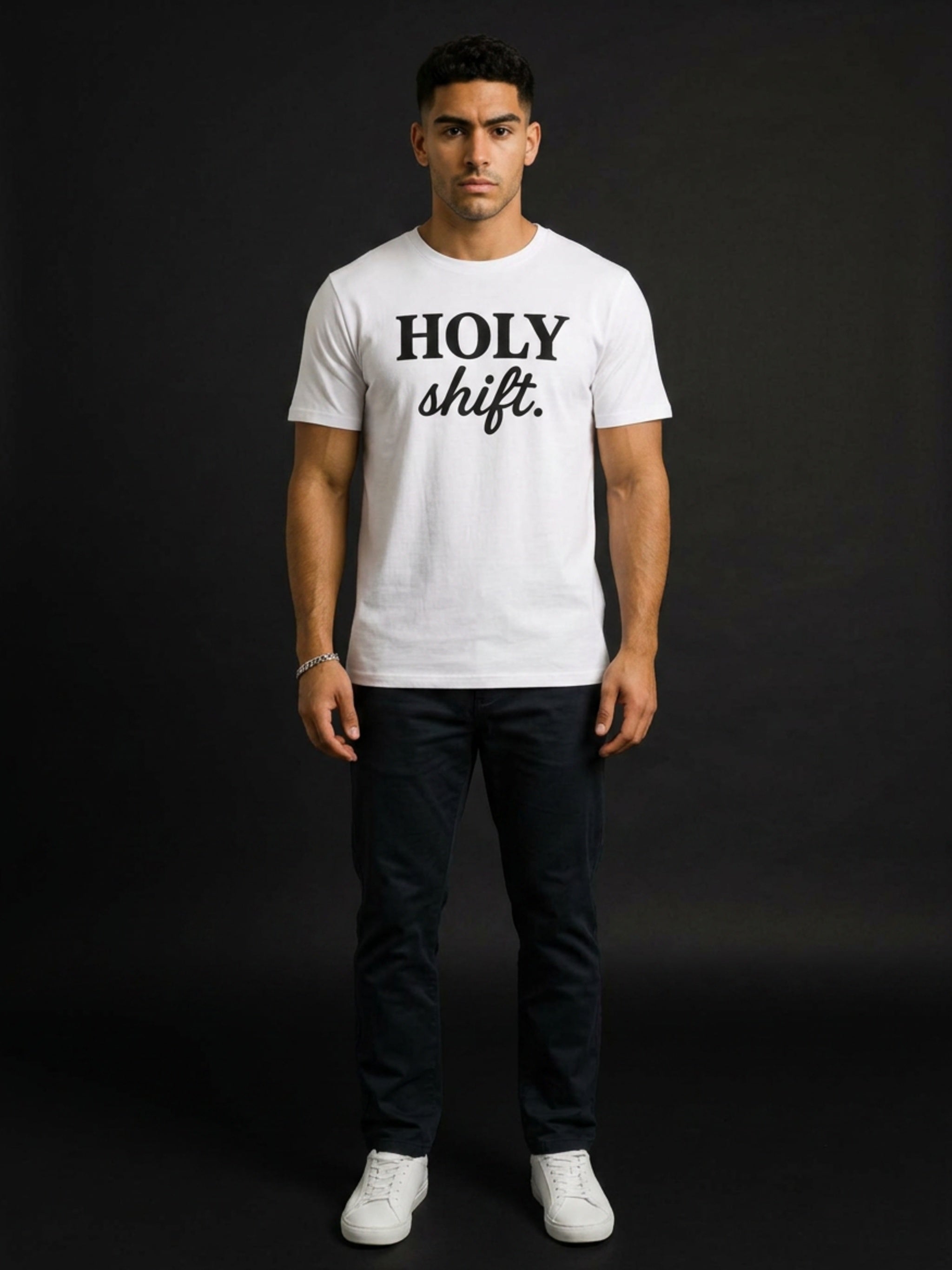 MENS 'HOLY SHIFT' organic mid-light TEE