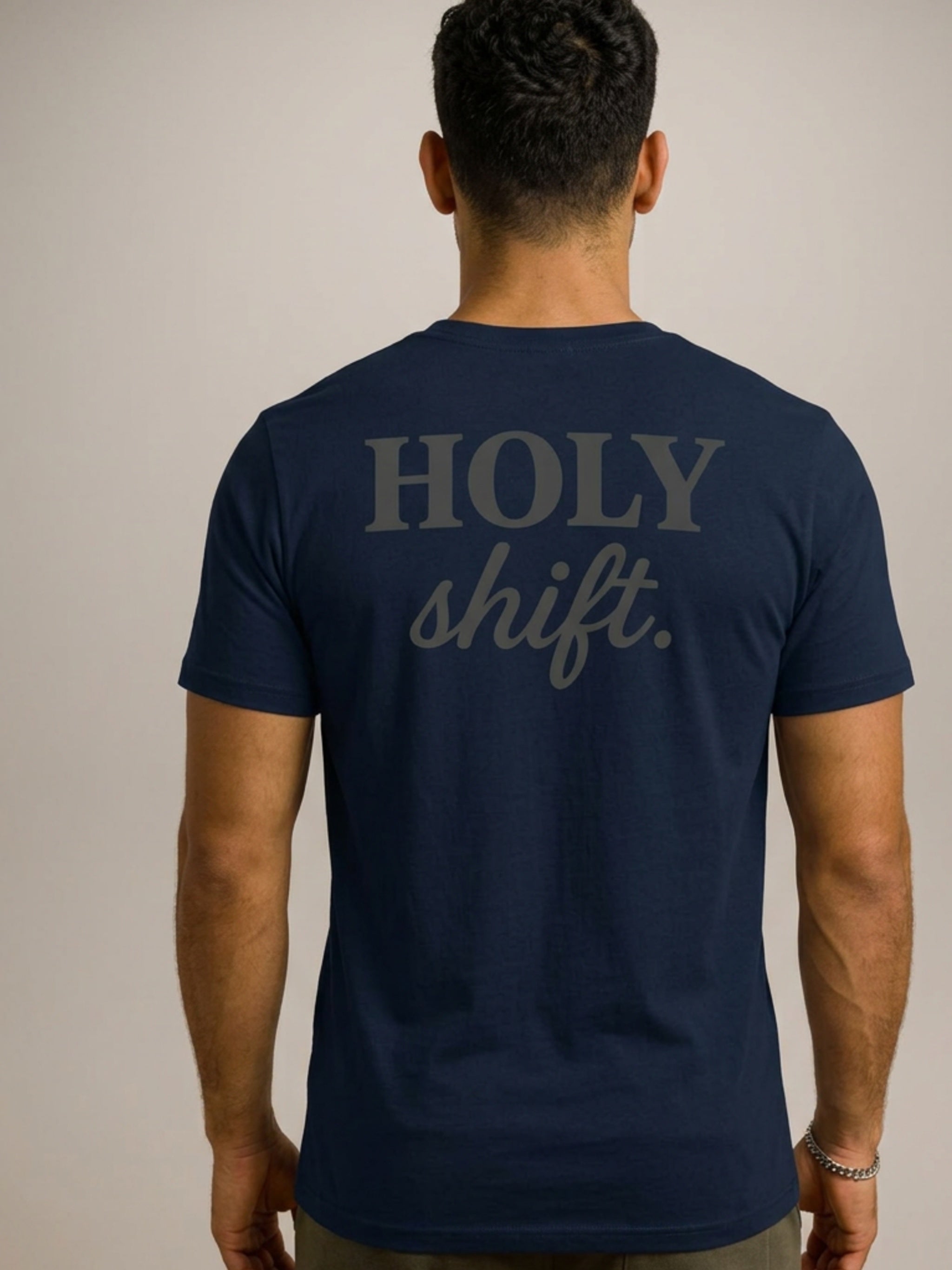 MENS 'HOLY SHIFT' organic mid-light TEE