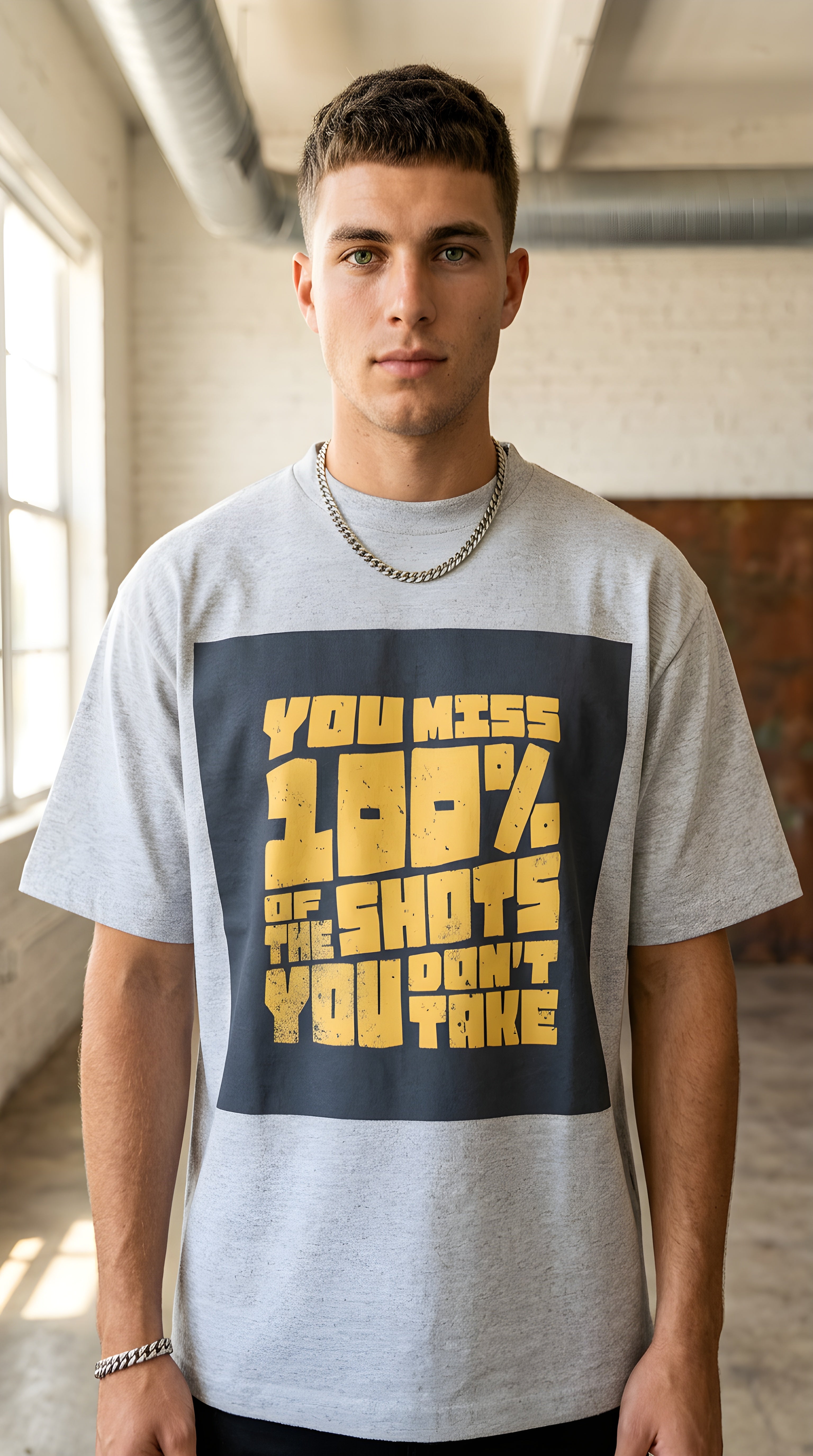 MENS 'YOU MISS 100%'