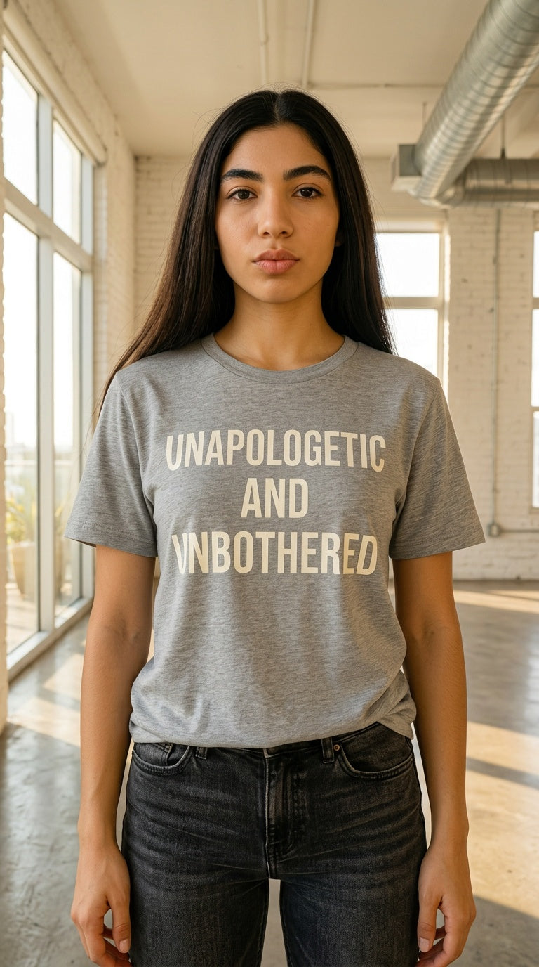 Womens ' UNFILTERED" organic ribbed neck Tee