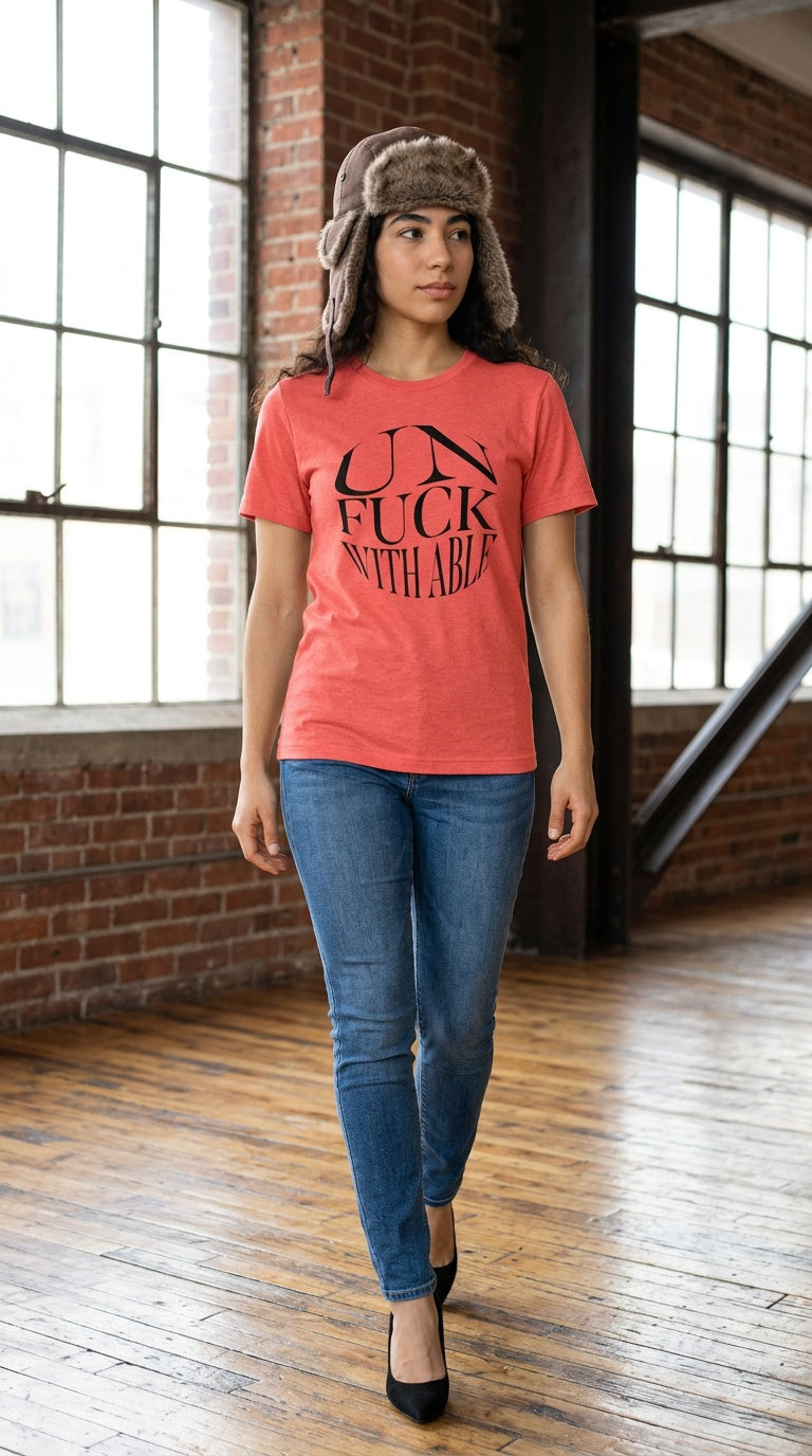 Womens ' UNFUCKWITHABLE ' Relaxed Tee