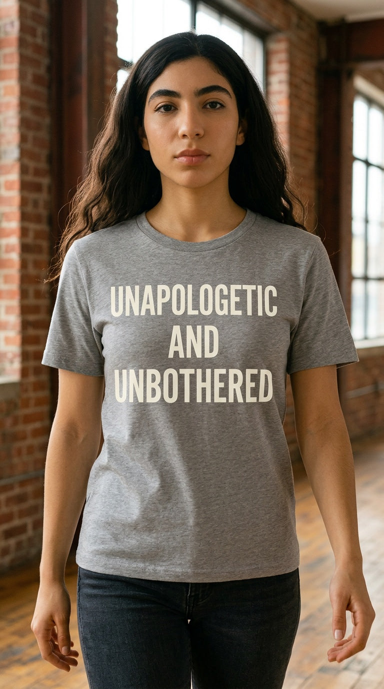 Womens ' UNFILTERED" organic ribbed neck Tee