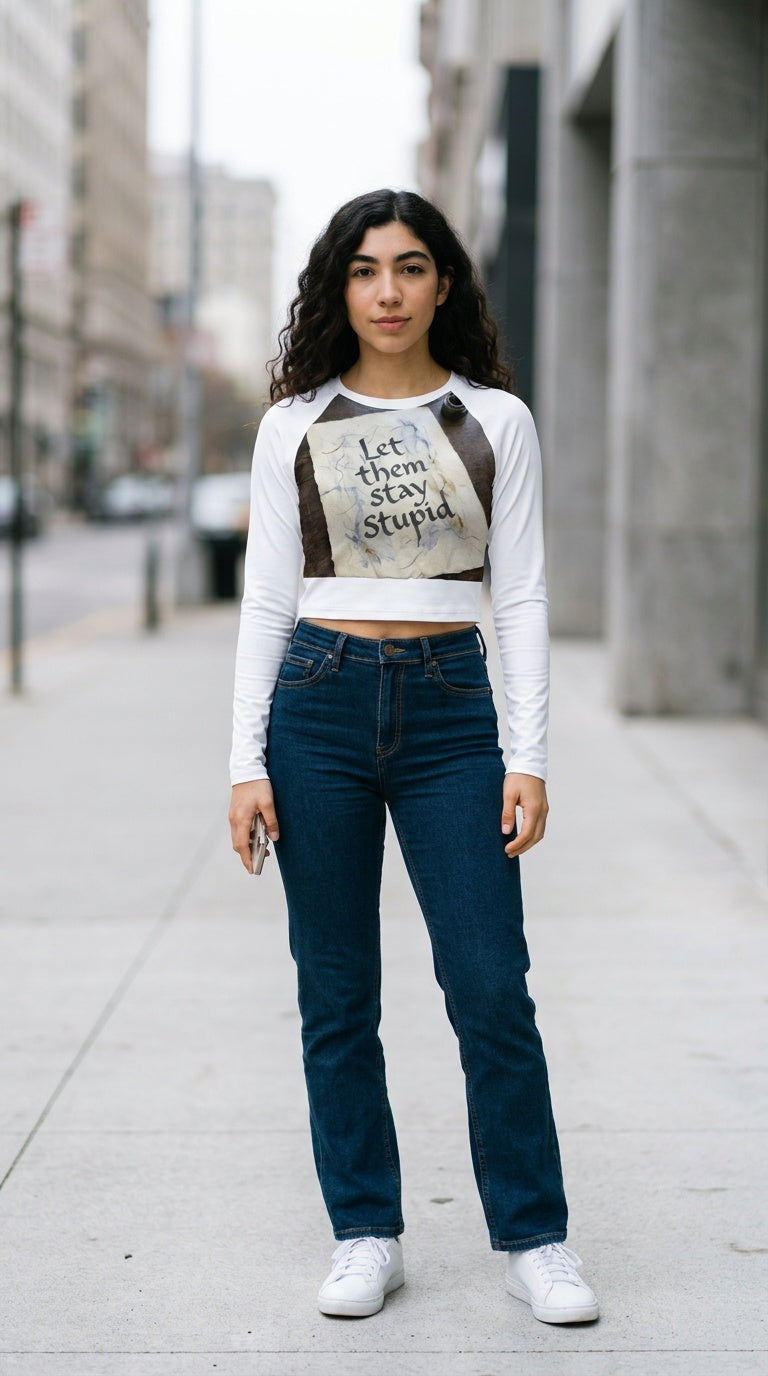 WOMENS 'LET THEM STAY STUPID'
