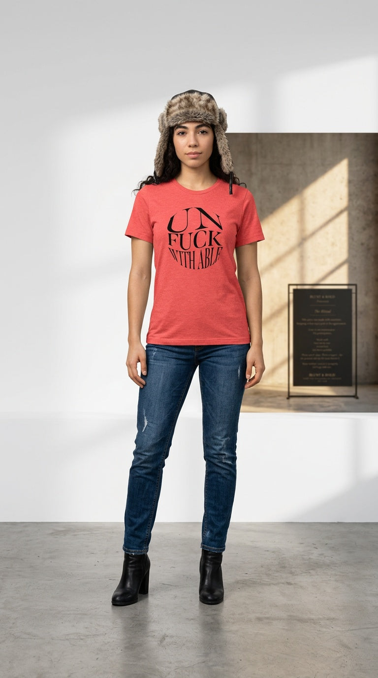 Womens ' UNFUCKWITHABLE ' Relaxed Tee