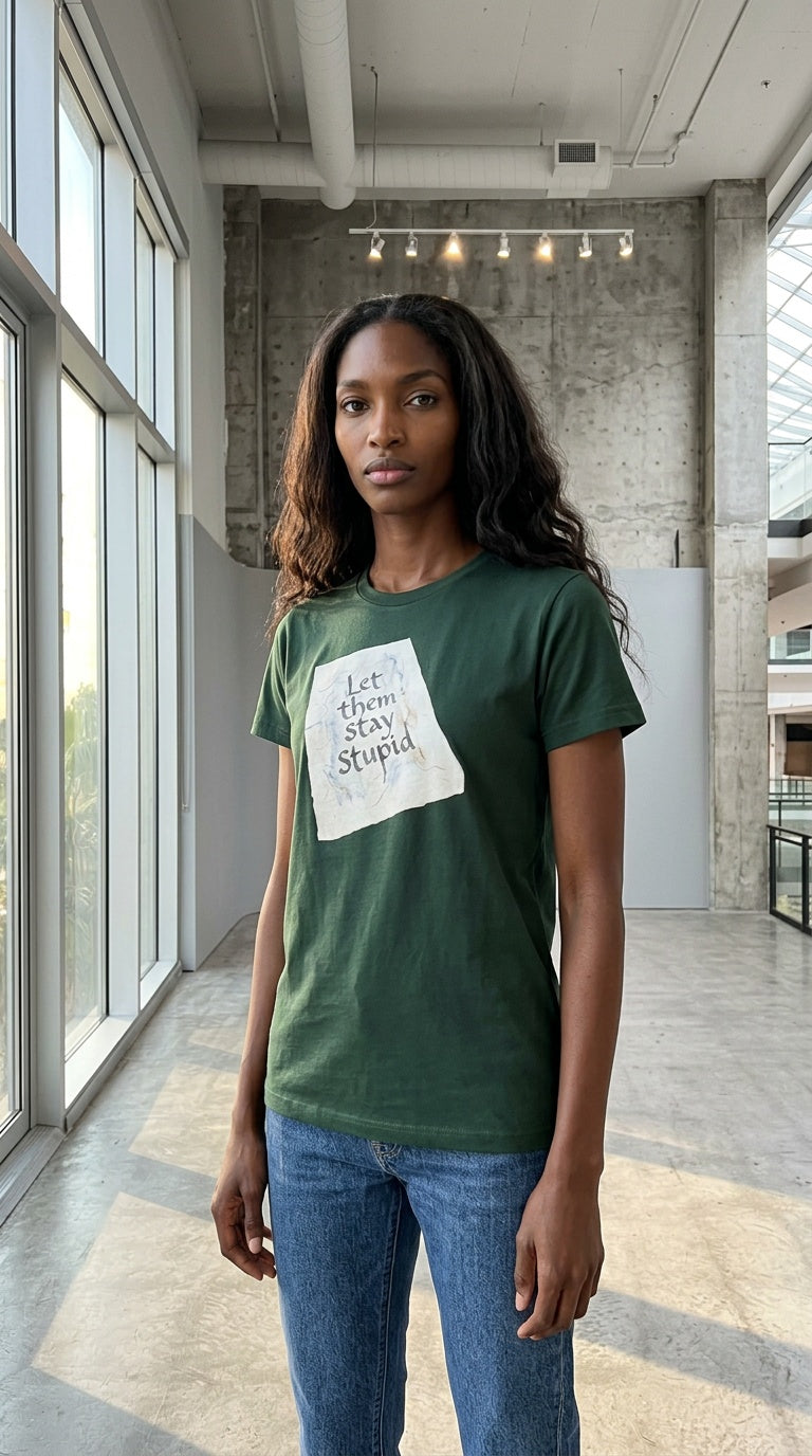WOMENS 'LET THEM STAY STUPID'