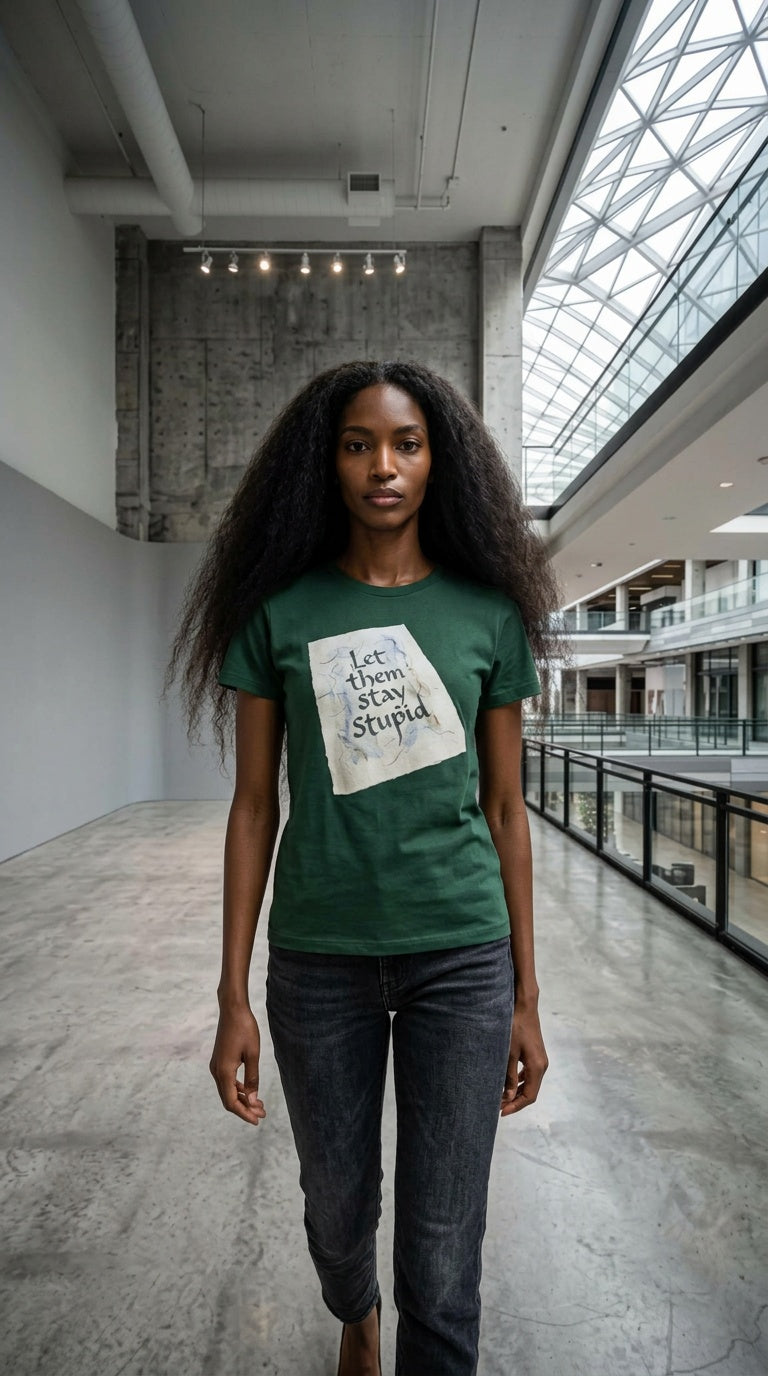 WOMENS 'LET THEM STAY STUPID'