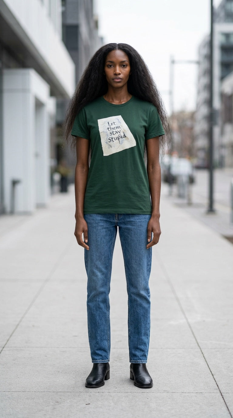 WOMENS 'LET THEM STAY STUPID'