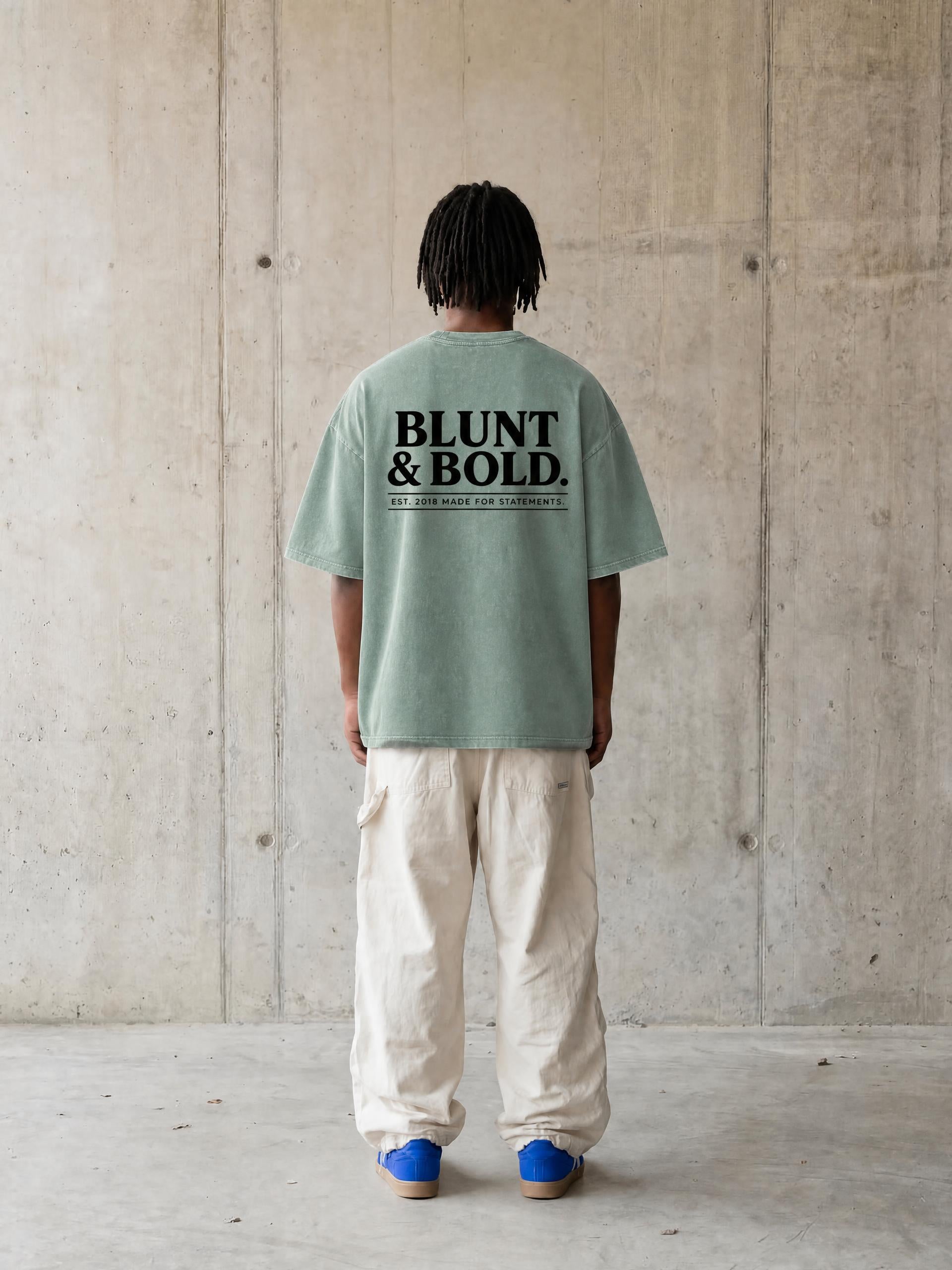 MENS ' DIG MY MOZX 'Snow Washed Oversized Cotton TEE