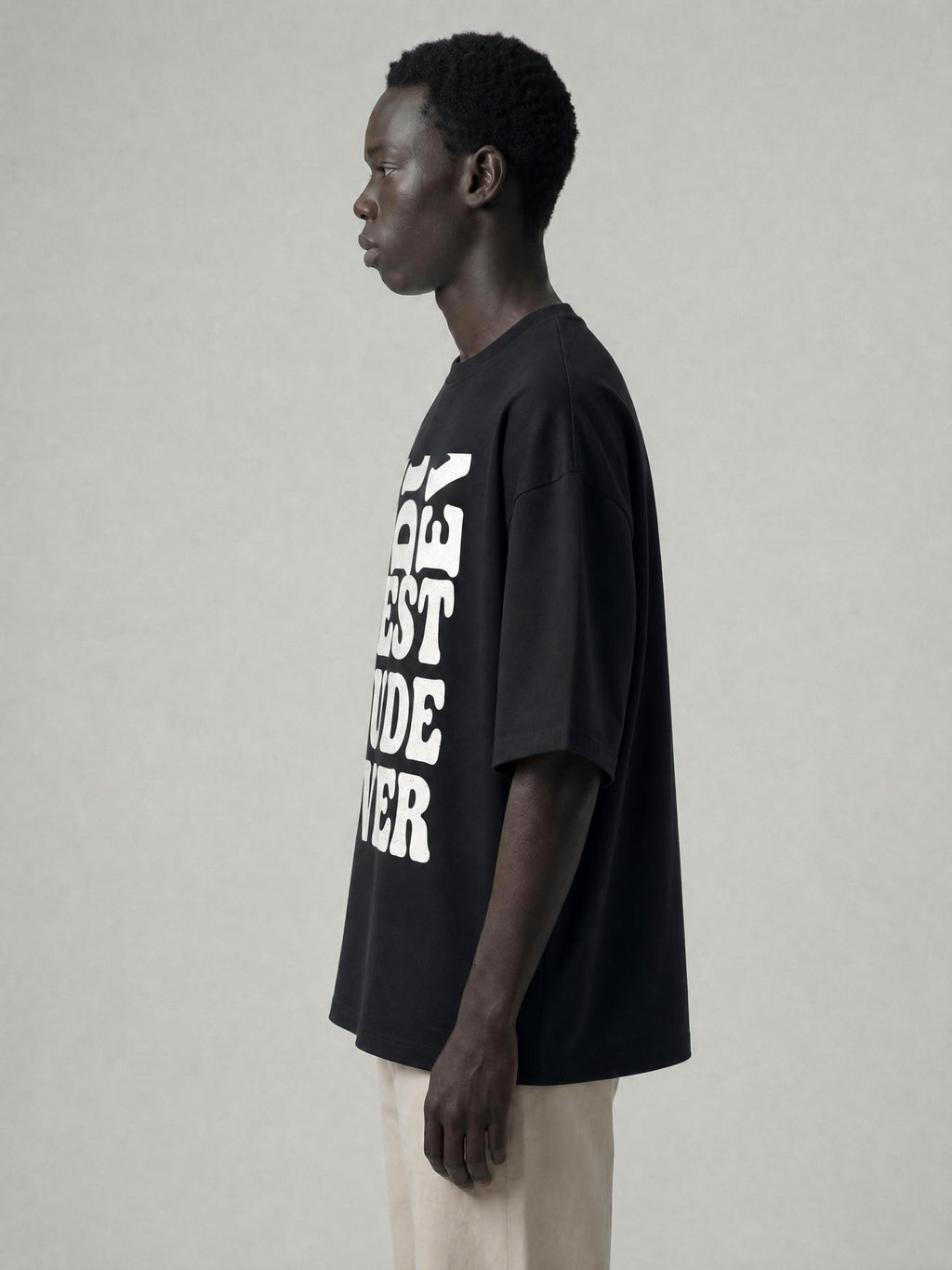 MENS 'BDE BEST DUDE EVER' Boxy Drop Shoulder TEE