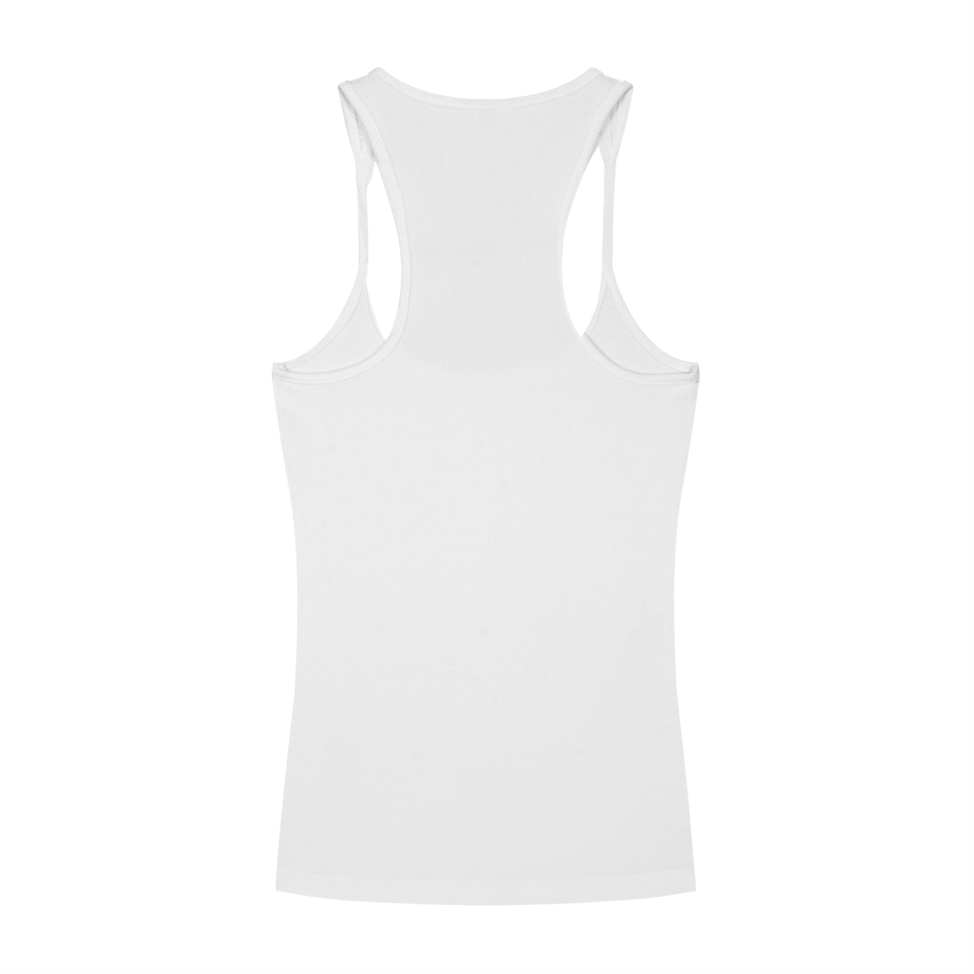 Womens Slim Fit Ribbed Racerback Tank