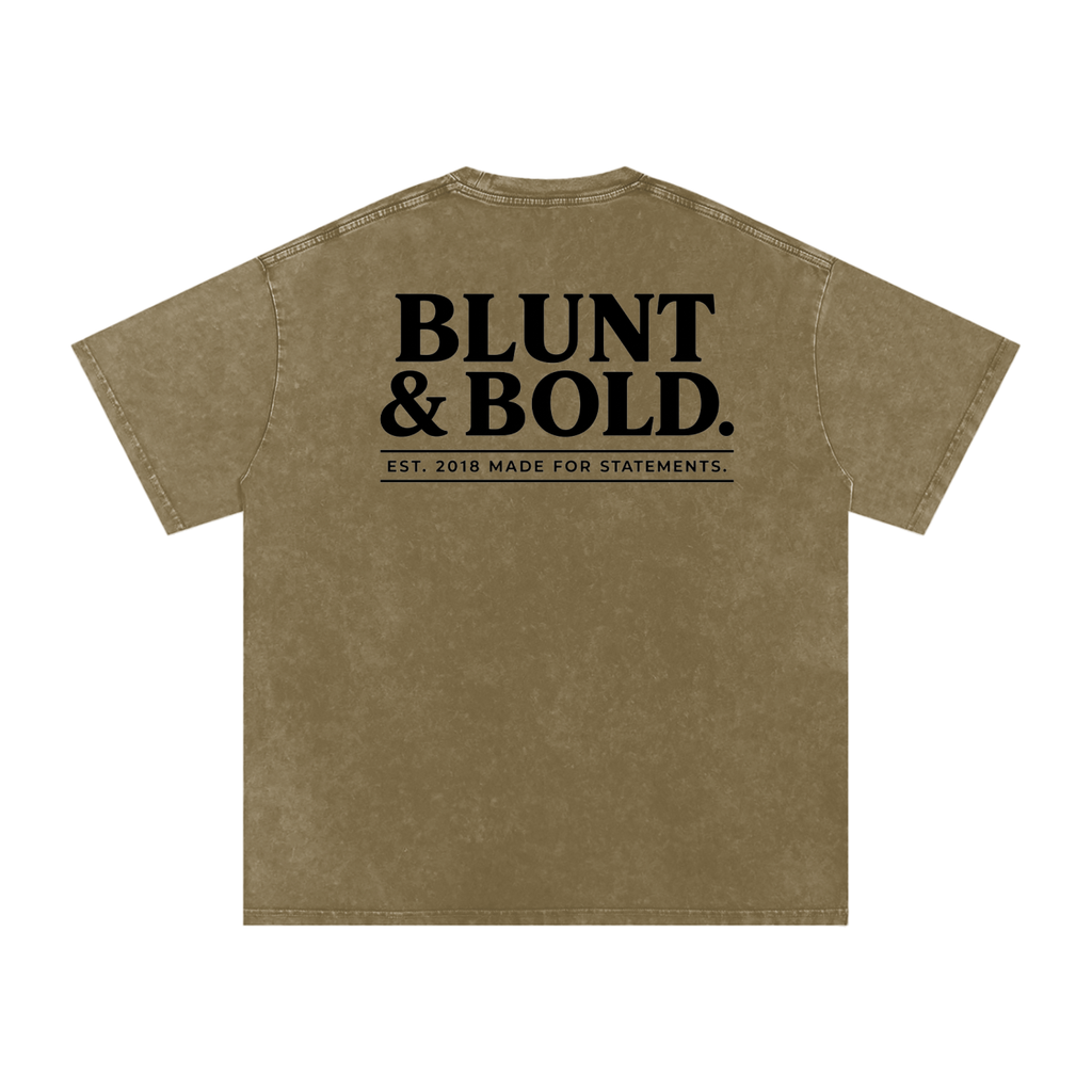 MENS 'CONFIDENCE ORACLE' Snow Washed Oversized Cotton TEE
