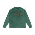MENS 'GROWTH' Acid Wash Oversize Long Sleeve TEE