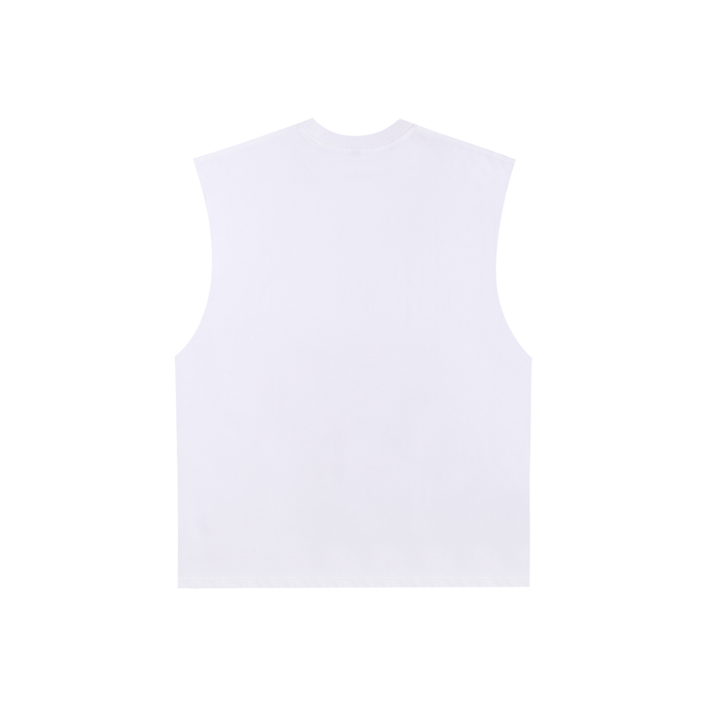 Mens 'PROTECT YOUR ENERGY' Raw Edge Cotton Tank