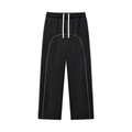 Mens Contrast-Stitched Fleece Sweatpants