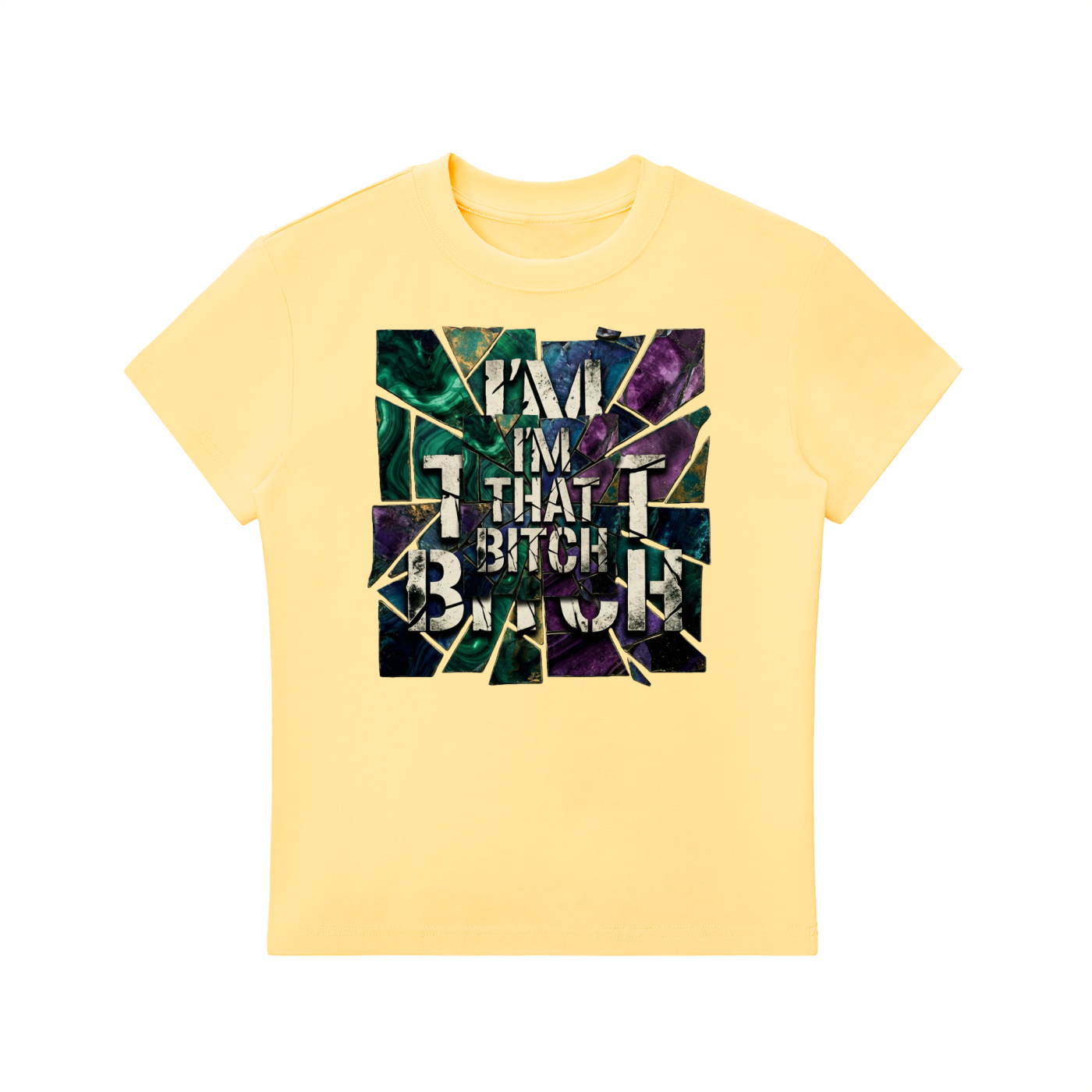 WOMENS 'THAT BITCH!' Essential Bodycon Crewneck TEE