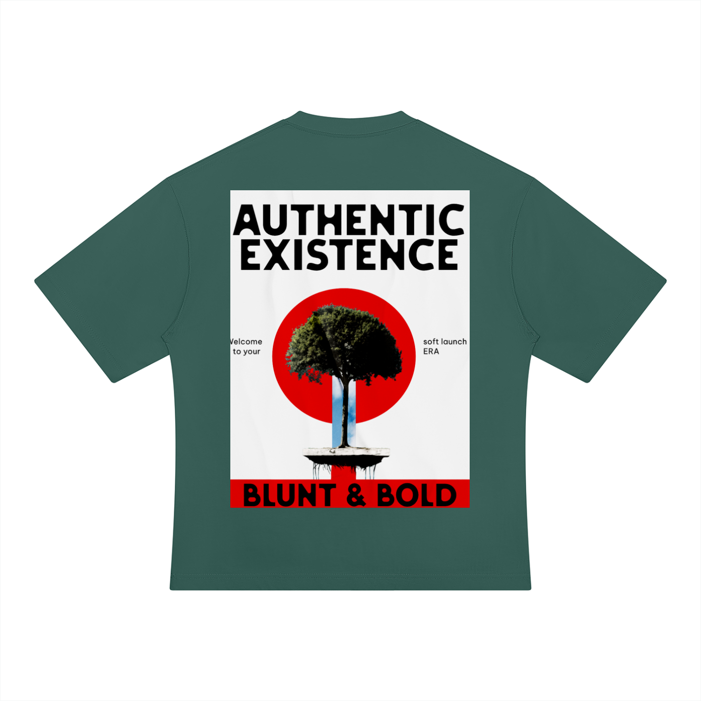 MENS 'AUTHENTIC EXISTENCE' Heavyweight Oversized TEE