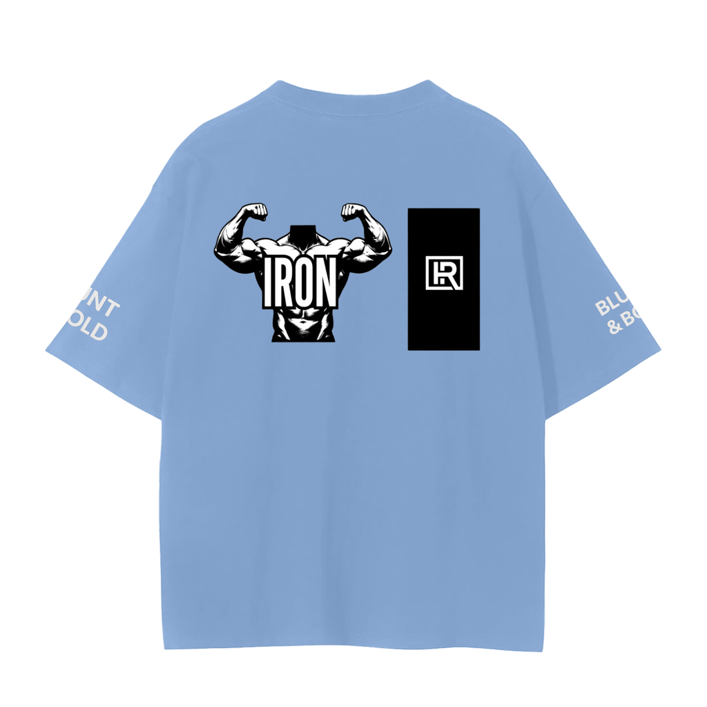 MENS ' IRON '  Seamless OVERSIZED TEE