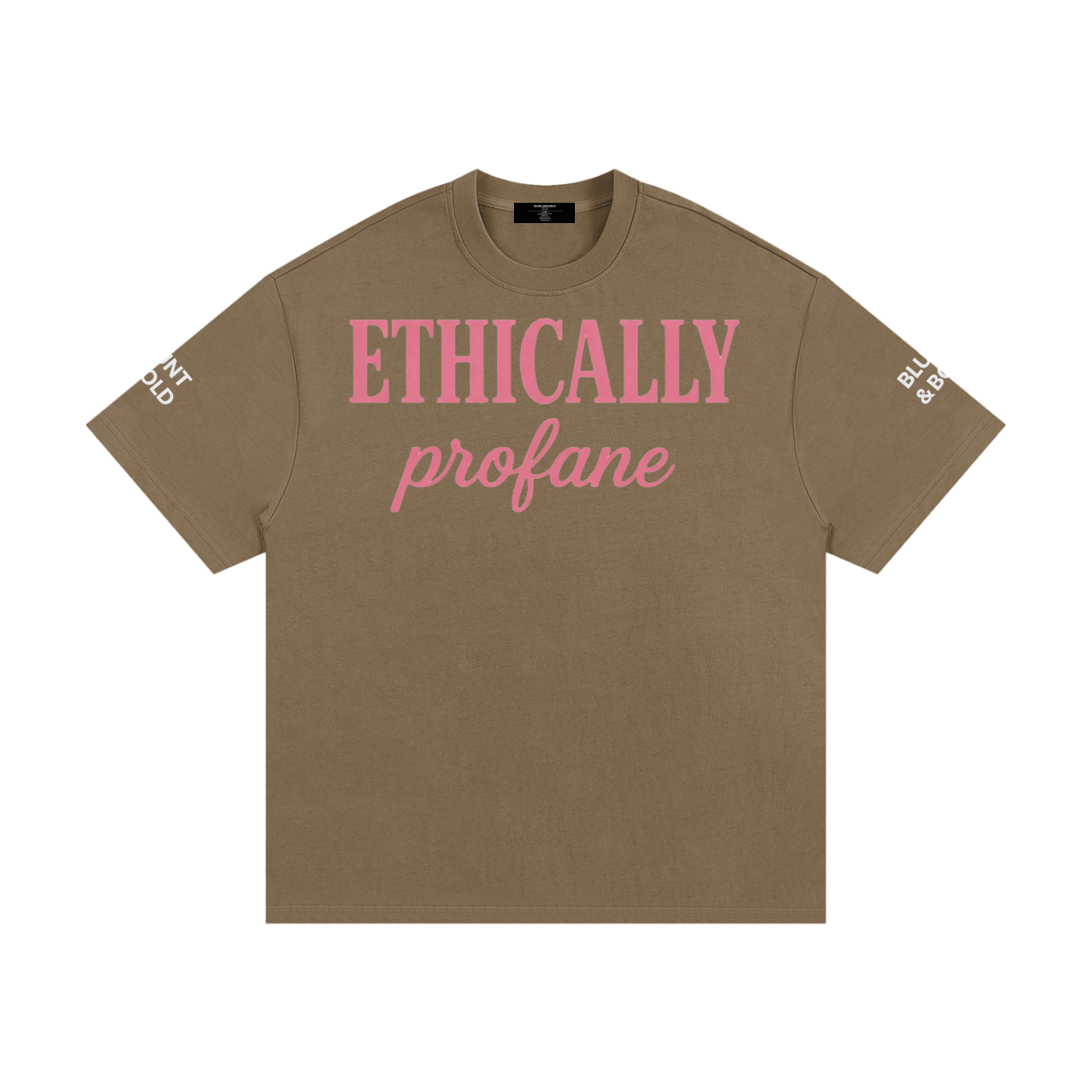 Mens 'ETHICALLY PROFANE" Essential Heavyweight Cotton Tee