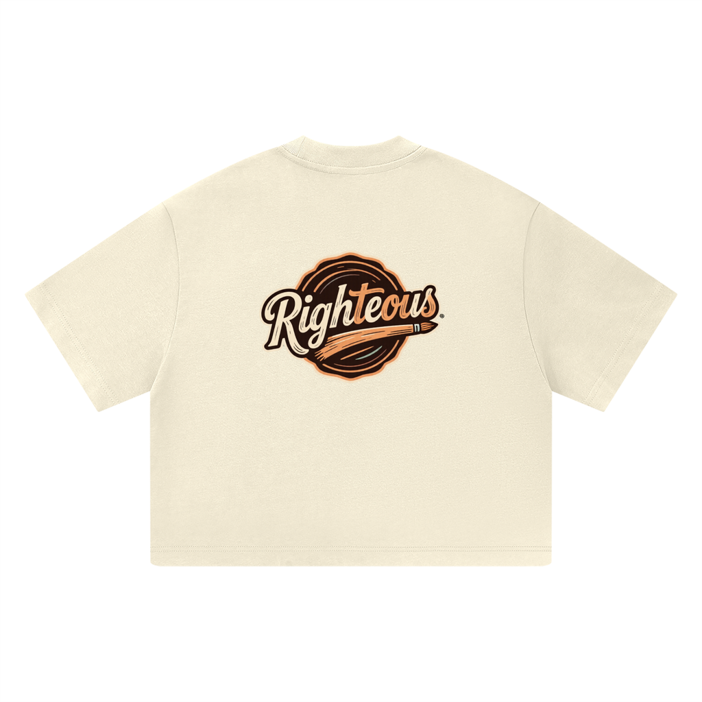 MENS ' RIGHTEOUS ' Heavyweight Boxy TEE