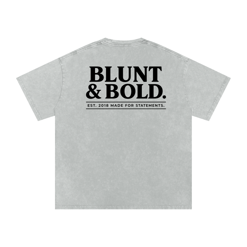 MENS 'CONFIDENCE ORACLE' Snow Washed Oversized Cotton TEE
