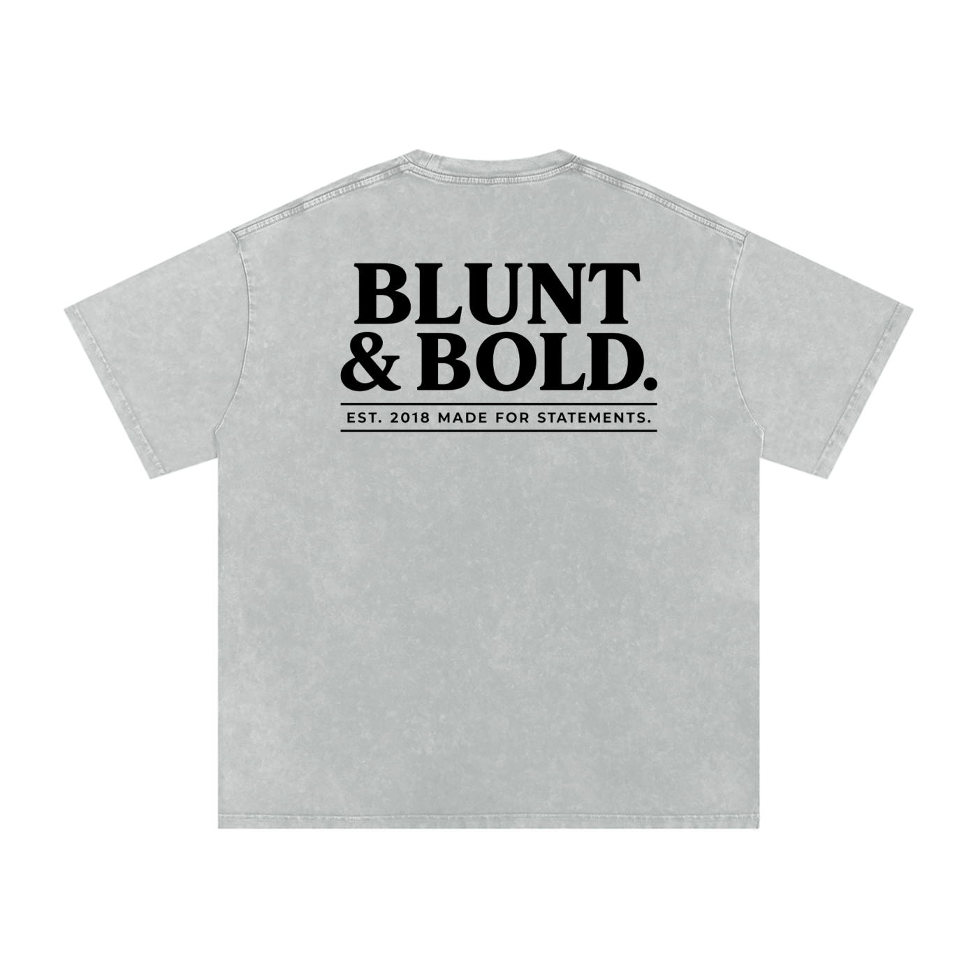 MENS 'CONFIDENCE ORACLE' Snow Washed Oversized Cotton TEE