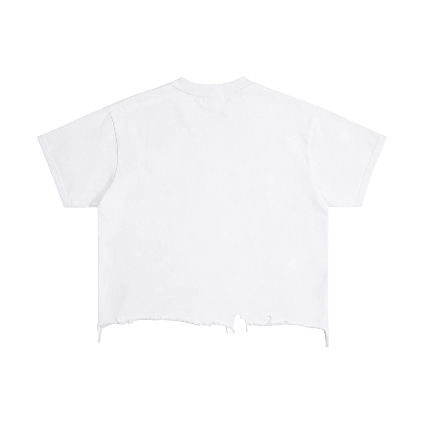 Mens 'LIKE A SNACK' Vintage Wash Boxy Distressed Hem Tee