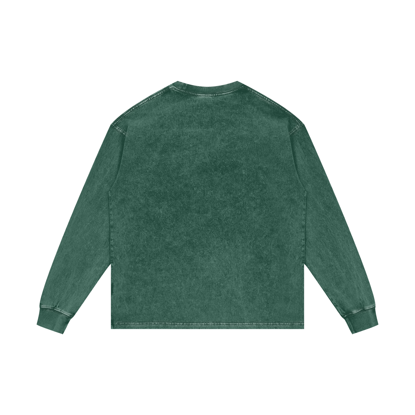 MENS 'GROWTH' Acid Wash Oversize Long Sleeve TEE