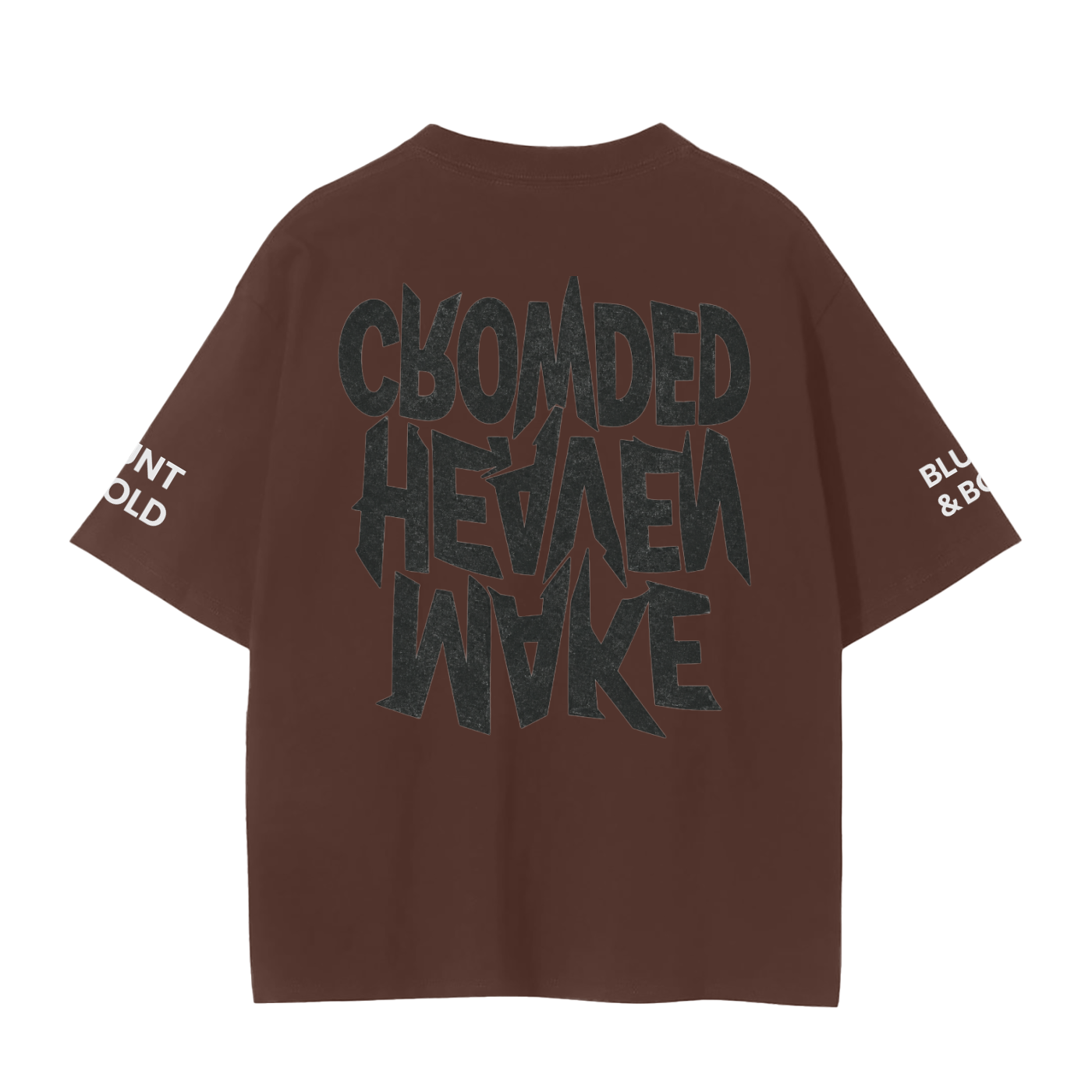 MENS 'MAKE HEAVEN CROWDED' Seemless Oversized Tee