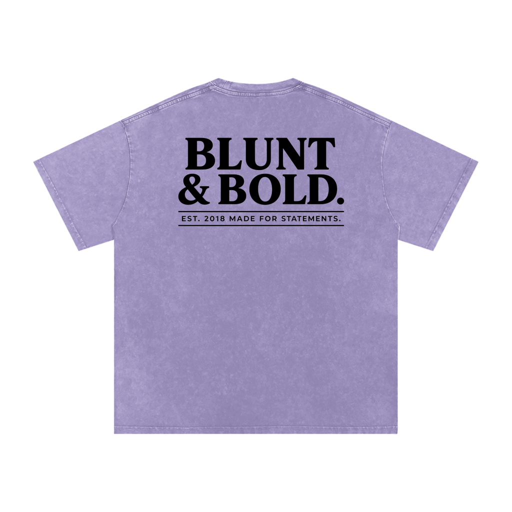 MENS 'CONFIDENCE ORACLE' Snow Washed Oversized Cotton TEE