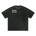Mens Classic  Oversized Contrast Tape T-Shirt