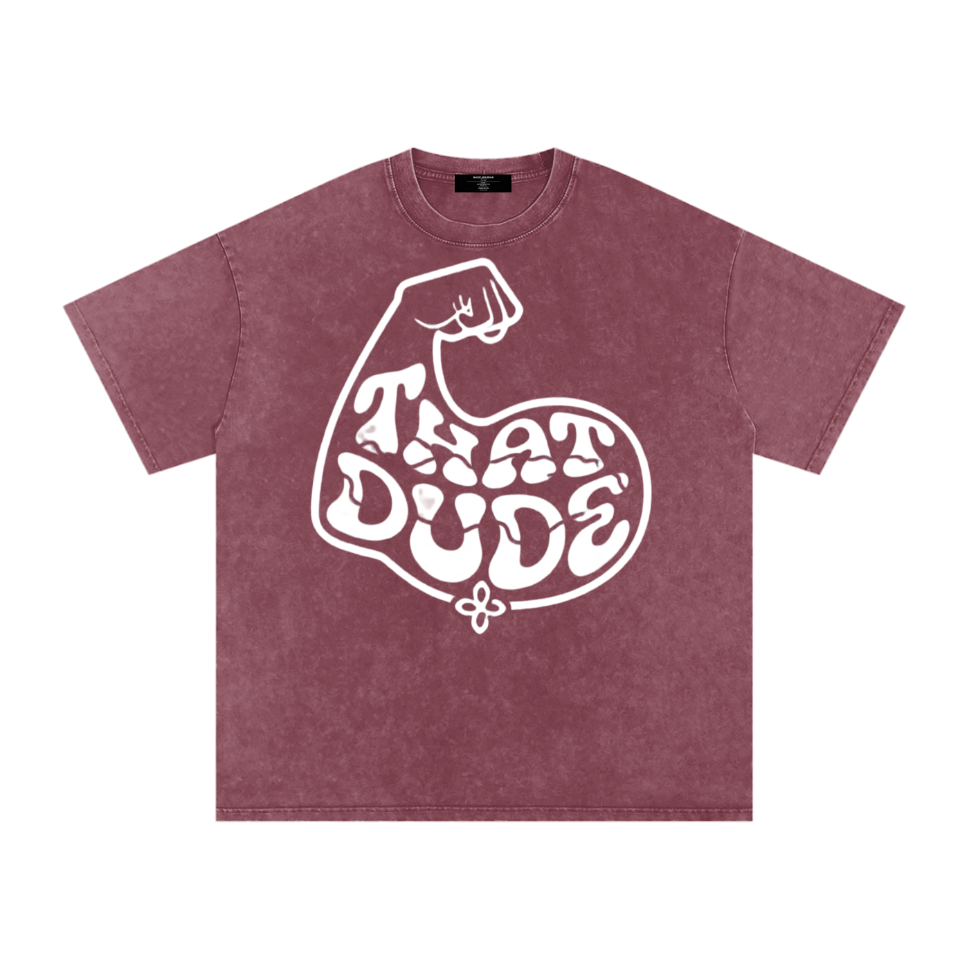 MENS 'THAT DUDE' Snow Washed Oversized Cotton TEE