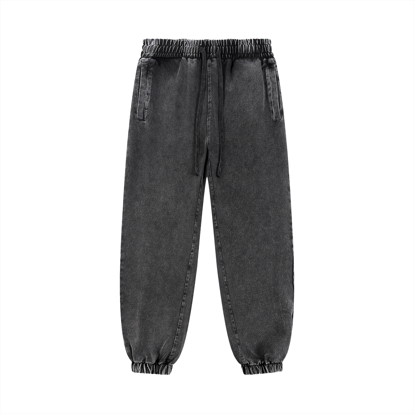 Mens Snow Wash Jogged Sweatpants