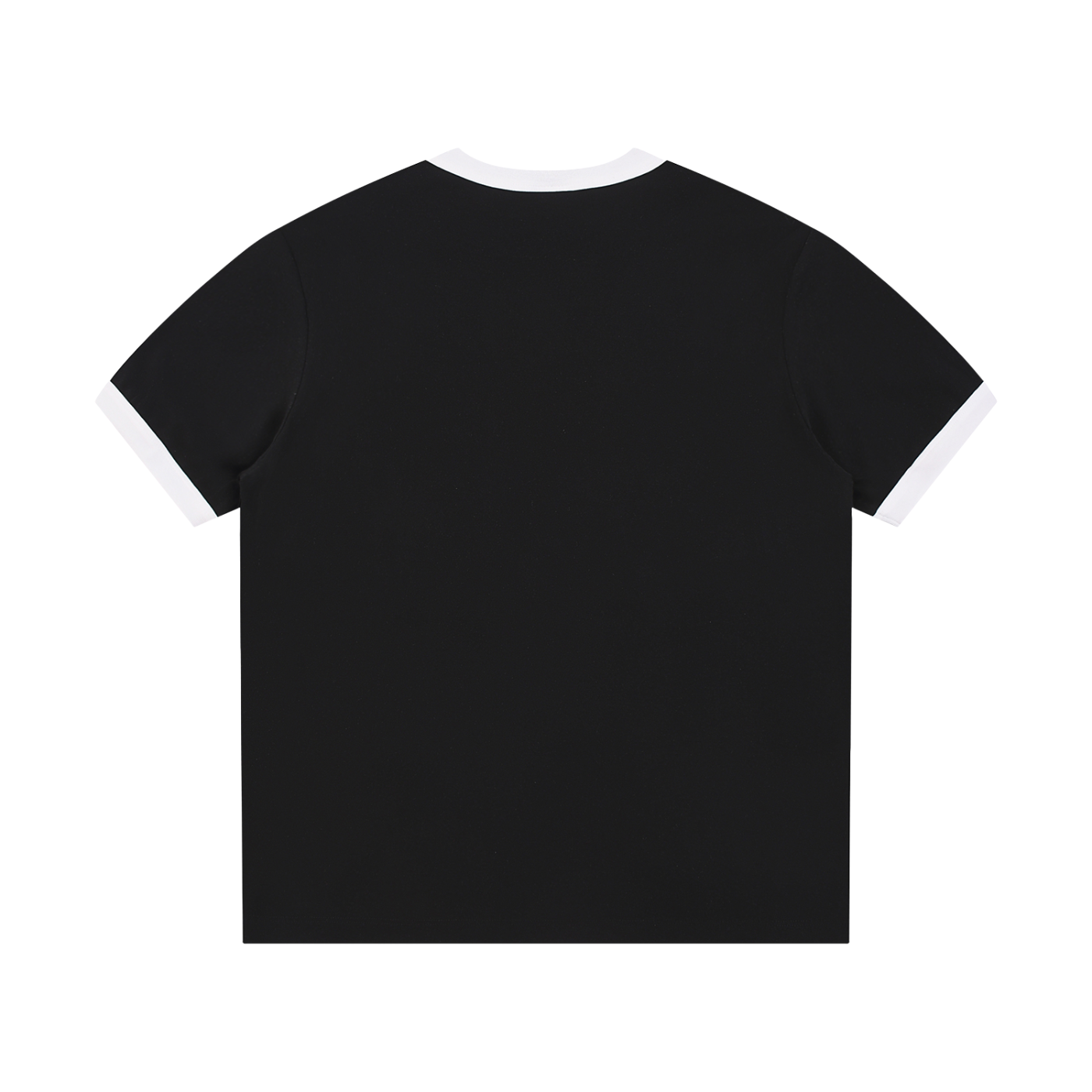 Mens 'SELF MADE; Contrast Edge Ribbed Crewneck Tee