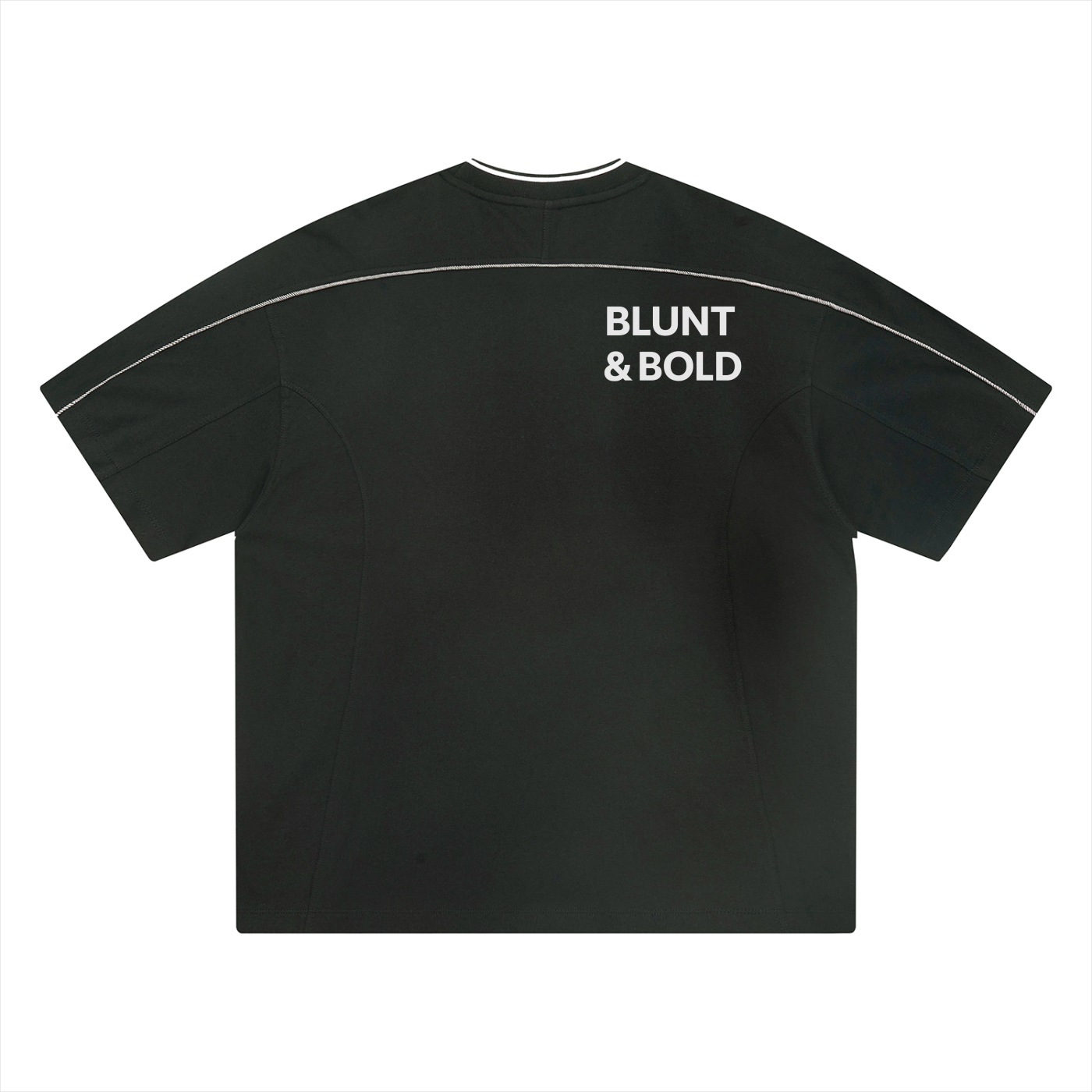 Mens Classic  Oversized Contrast Tape T-Shirt