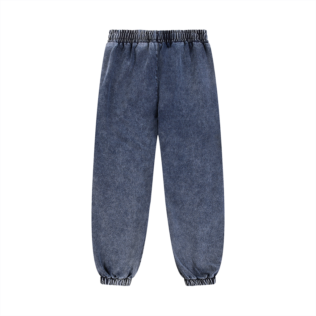 Mens Snow Wash Jogged Sweatpants