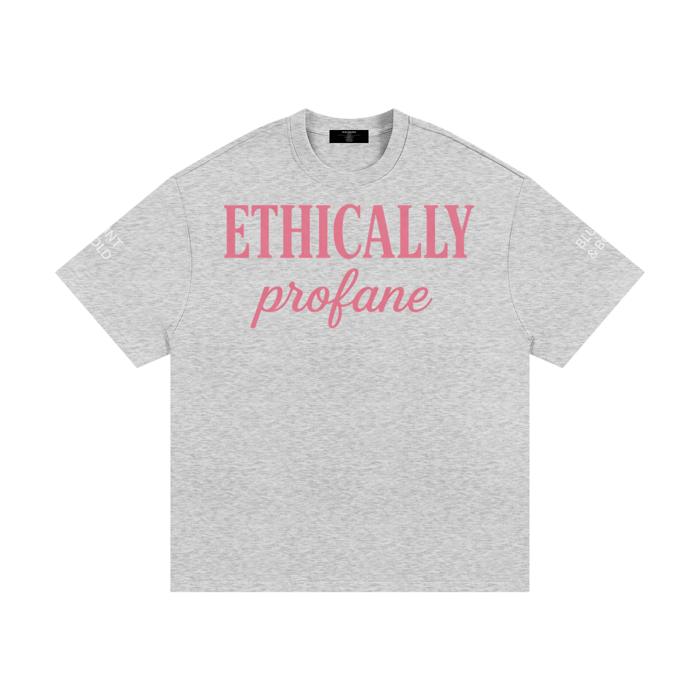 Mens 'ETHICALLY PROFANE" Essential Heavyweight Cotton Tee