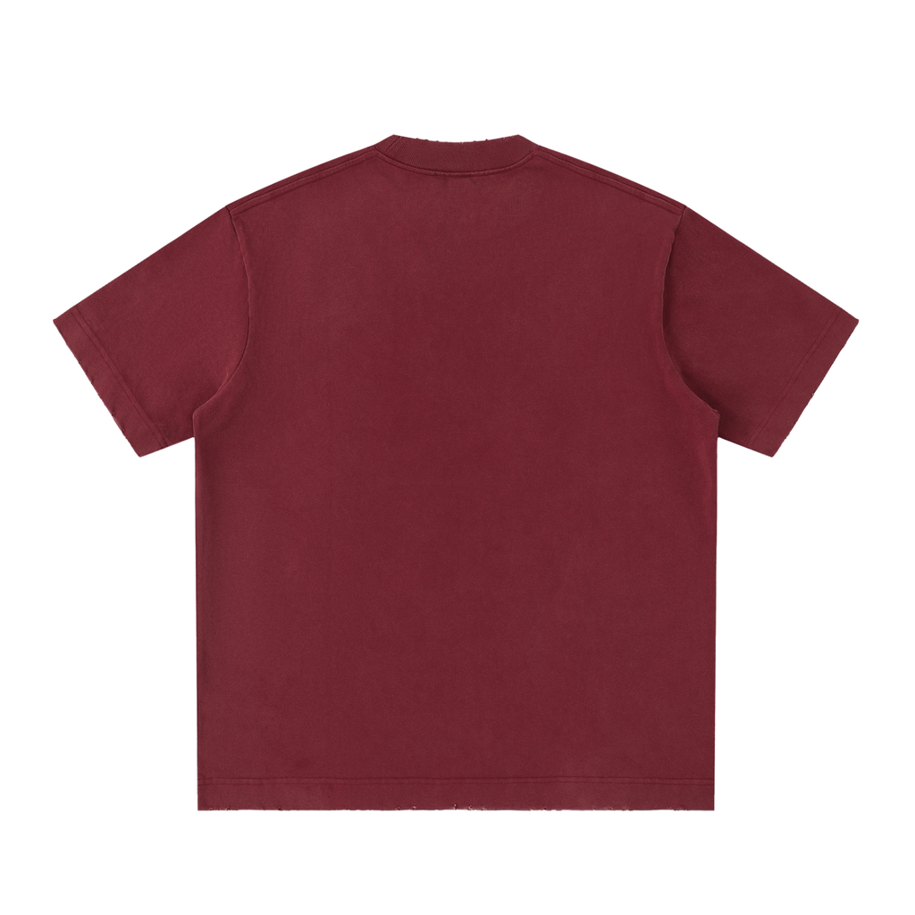 Men's Heavy Frayed Tee — Built Tough