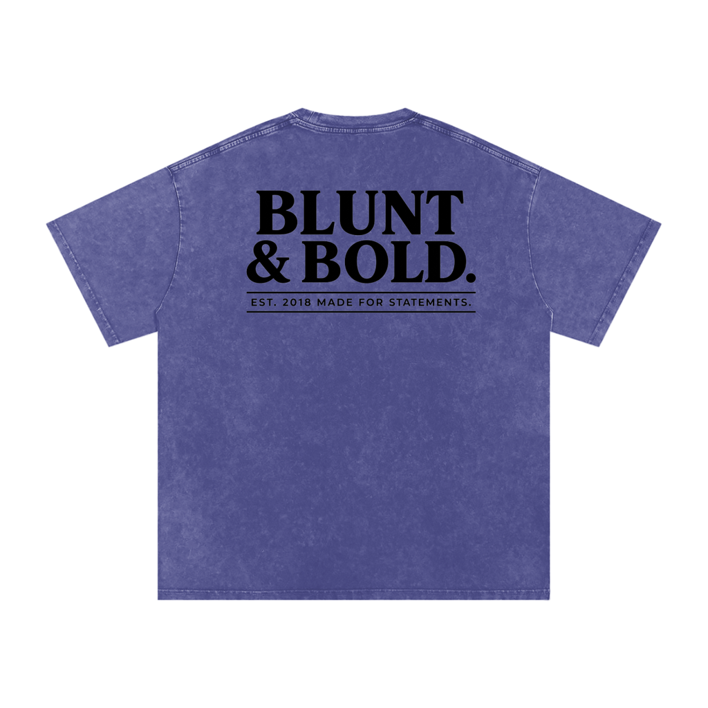 MENS 'CONFIDENCE ORACLE' Snow Washed Oversized Cotton TEE