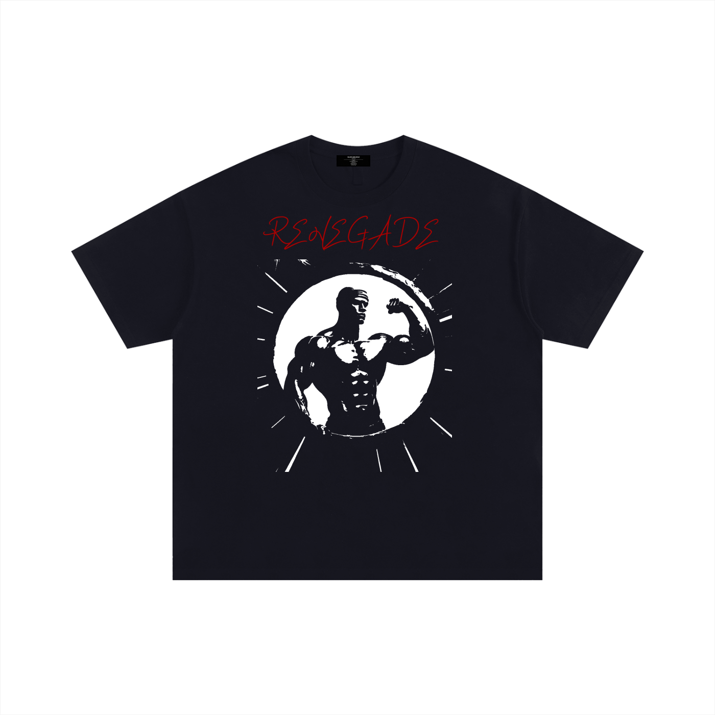 MENS 'RENEGADE'  Oversized Cotton TEE