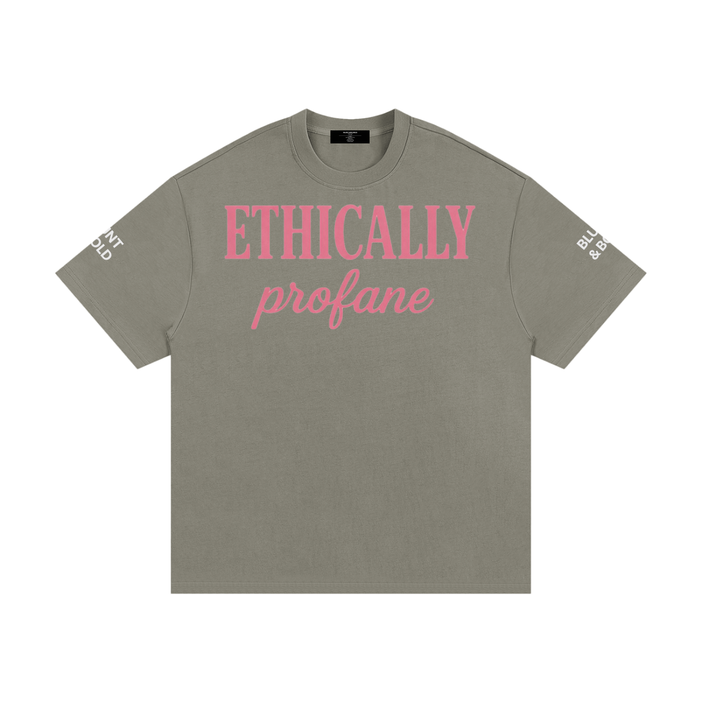 Mens 'ETHICALLY PROFANE" Essential Heavyweight Cotton Tee