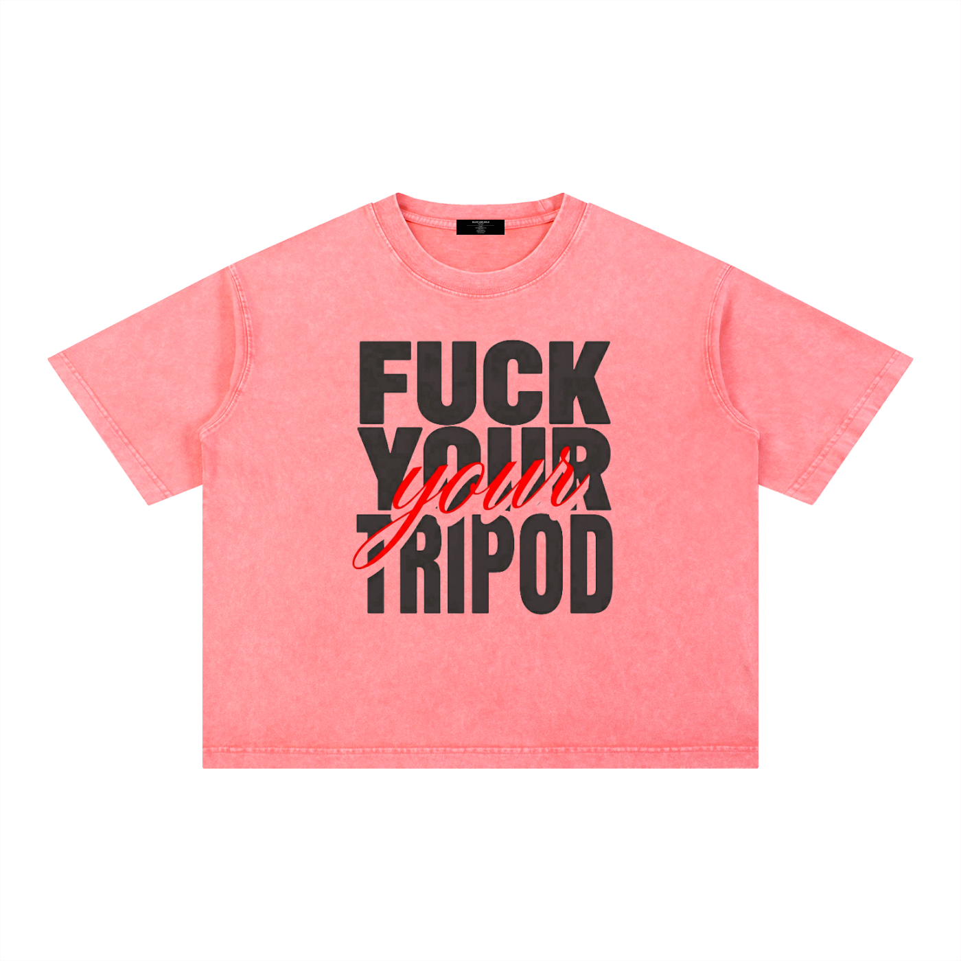 Mineral Wash Boxy Cotton T-Shirt