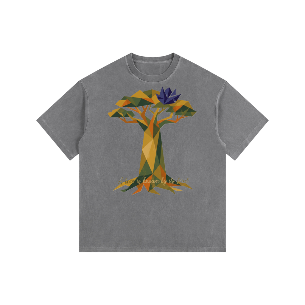 MENS ' LAY ROOTS' Vintage Washed Oversized Cotton TEE
