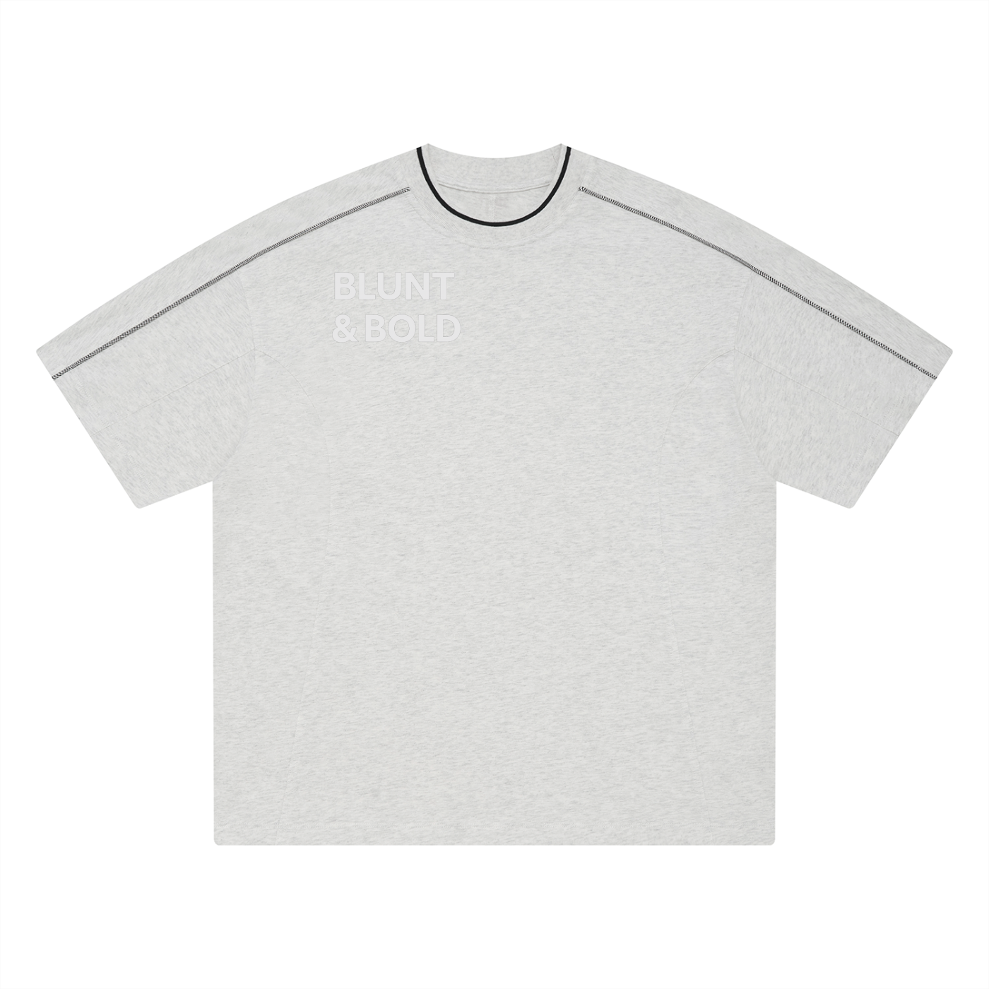 Mens Classic  Oversized Contrast Tape T-Shirt